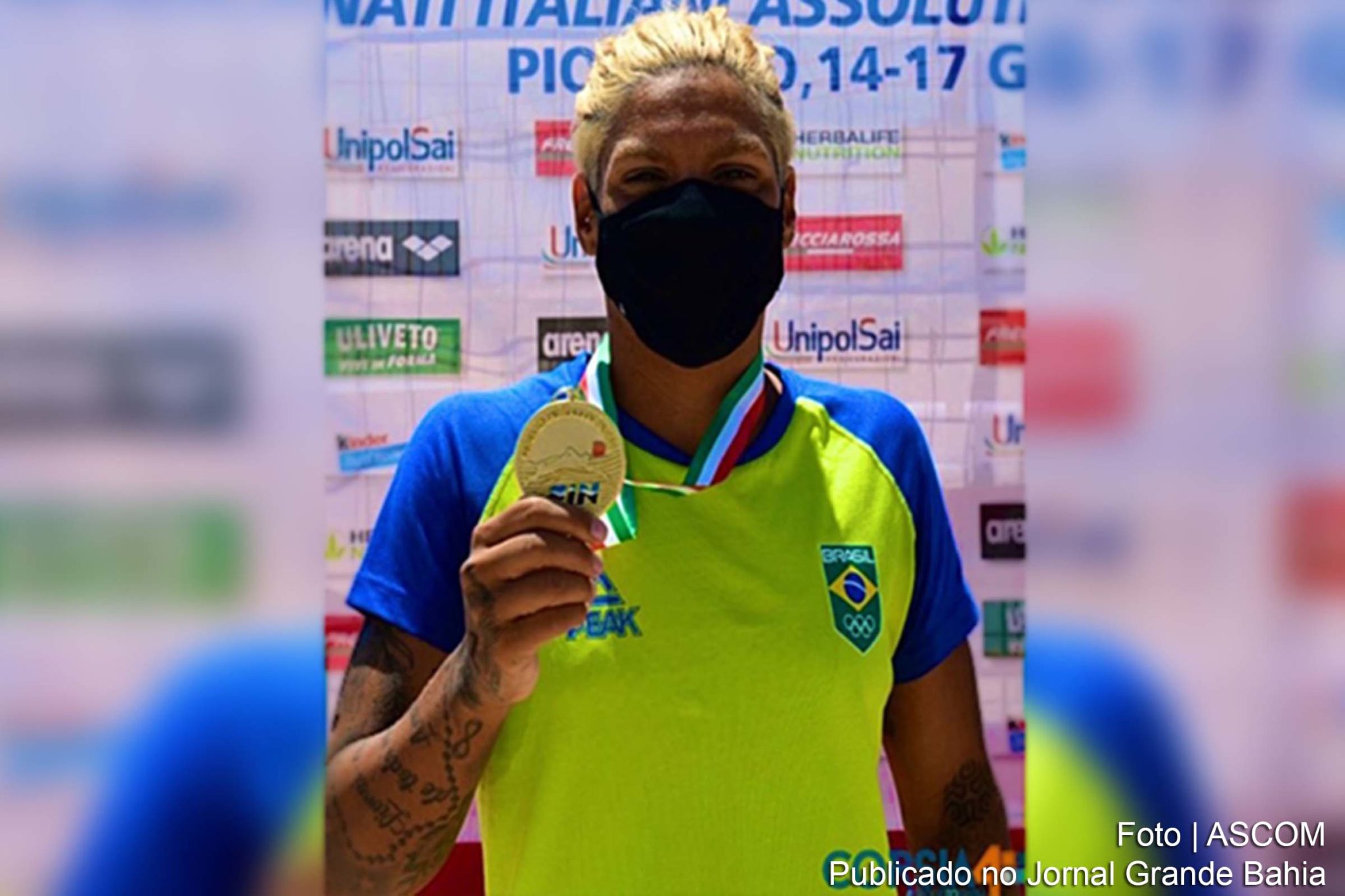 Ana Marcela é ouro no Campeonato Italiano Absoluto de Águas Abertas