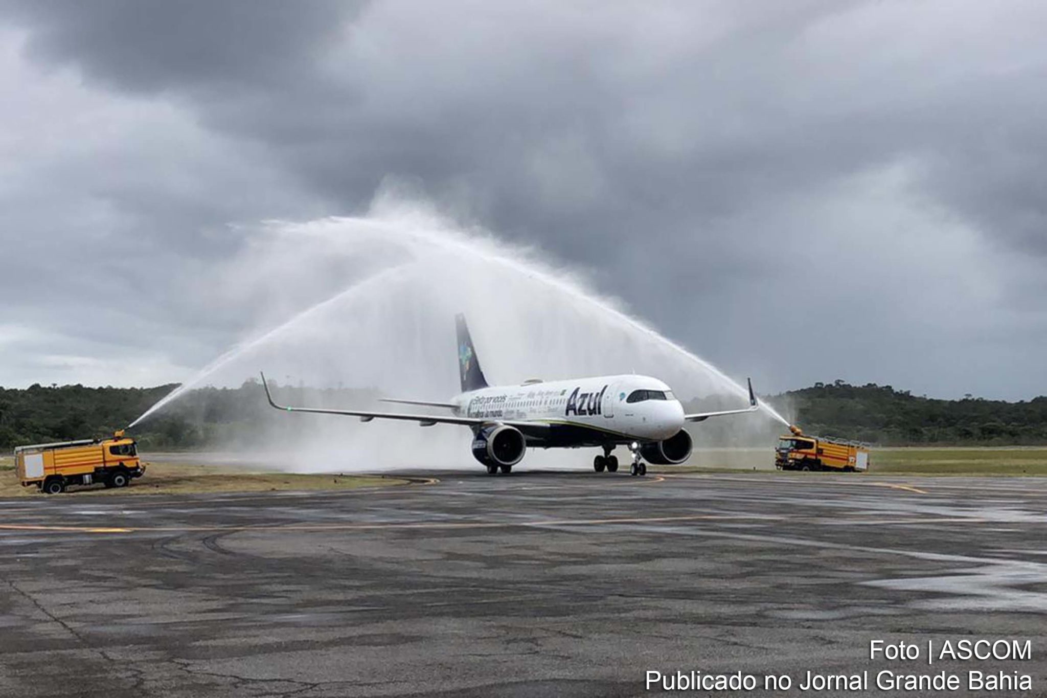 Azul inicia operação de voos comerciais para a Ilha de Comandatuba