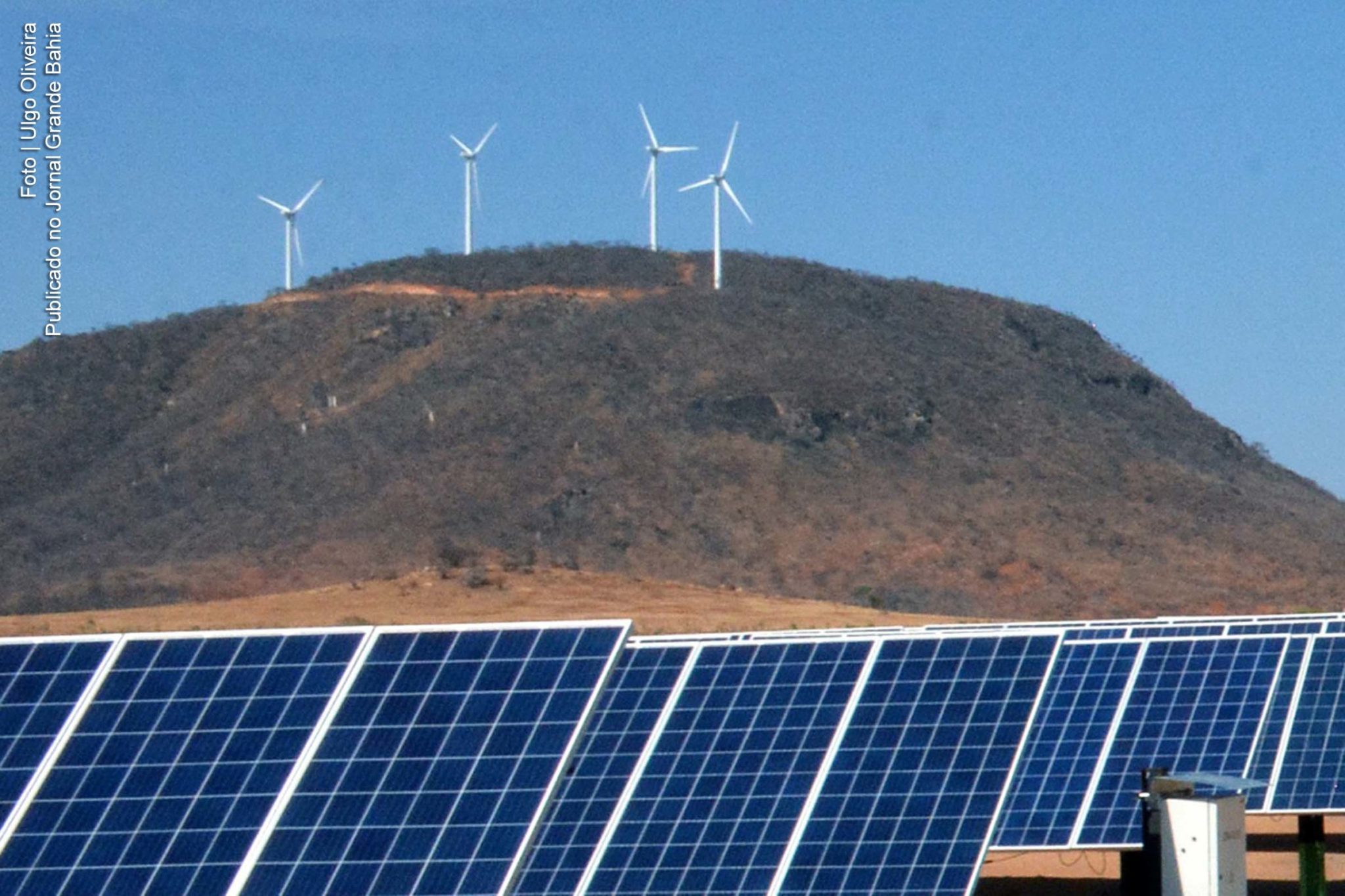 Bahia possui 196 parques eólicos e 29 fotovoltaicos. Dados são de junho de 2021.