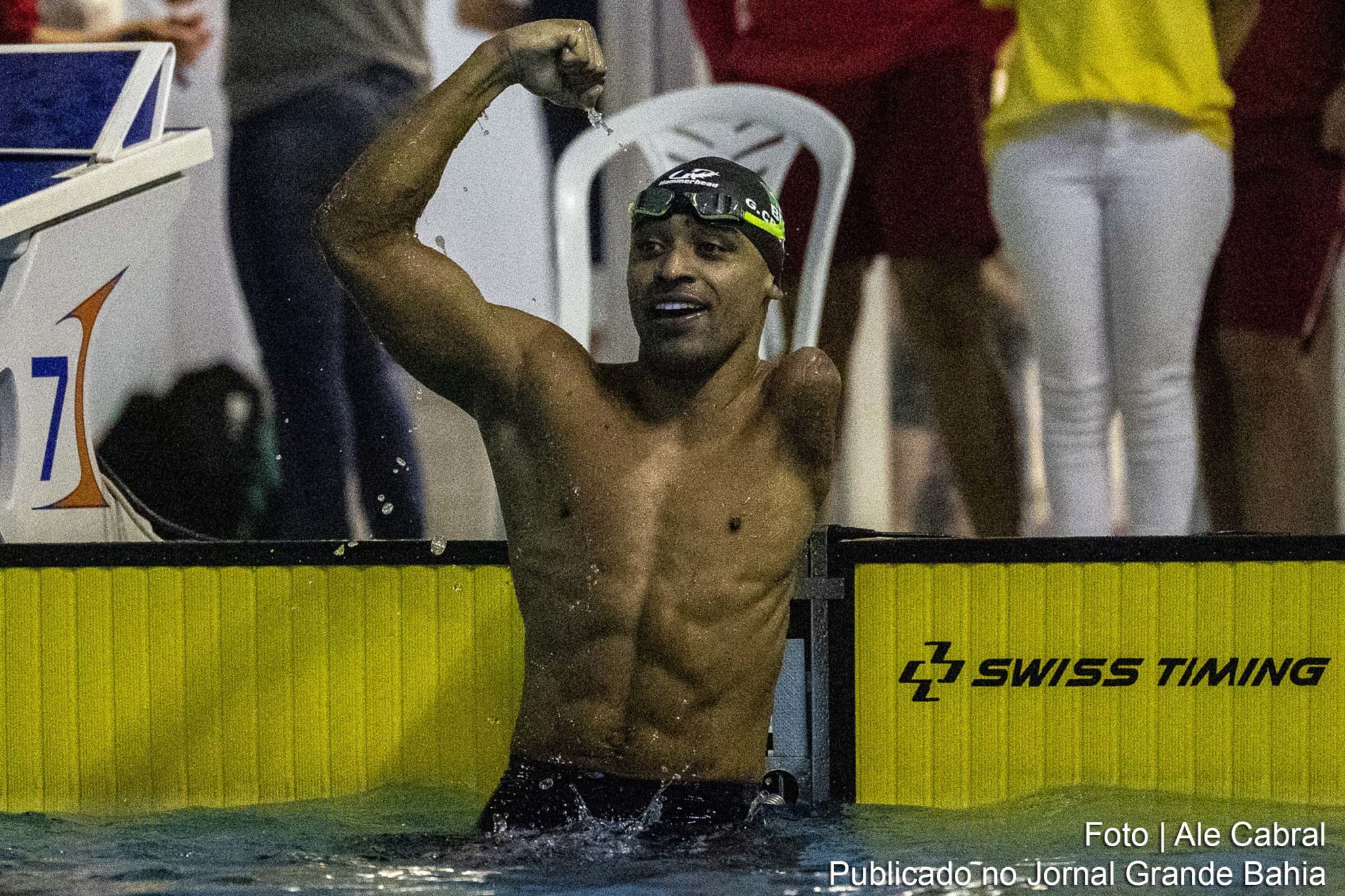 Pela primeira vez o Brasil tem nadadores com índice paralímpico na classe S1 (deficiência físico-motora), entre eles está Gabriel Feiten.