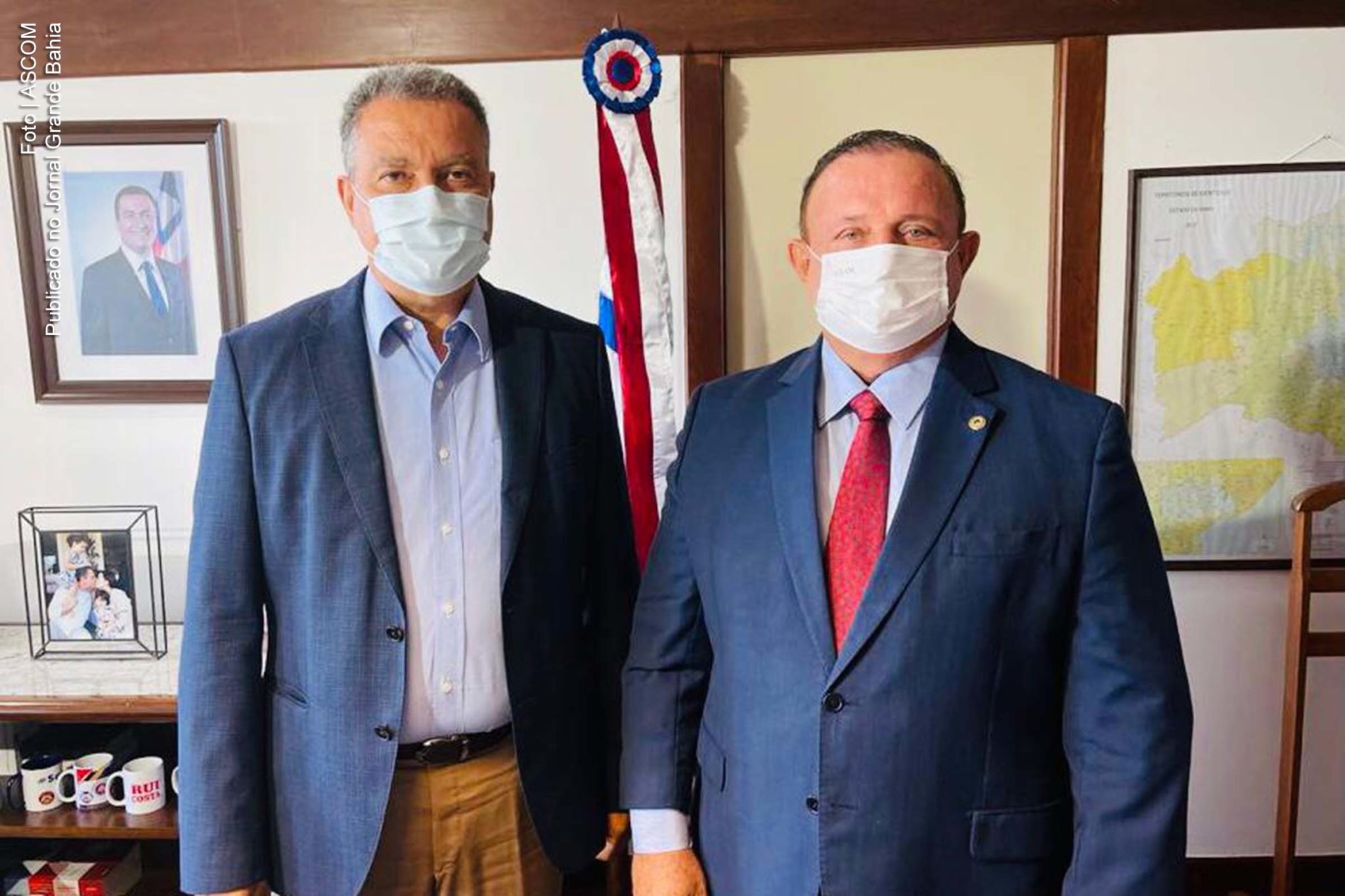 Deputado Adolfo Menezes e governador Rui Costa estão indignados com a atuação da Anvisa no caso da liberação da vacina por meio de cotas de importação da vacina Sputnik V.