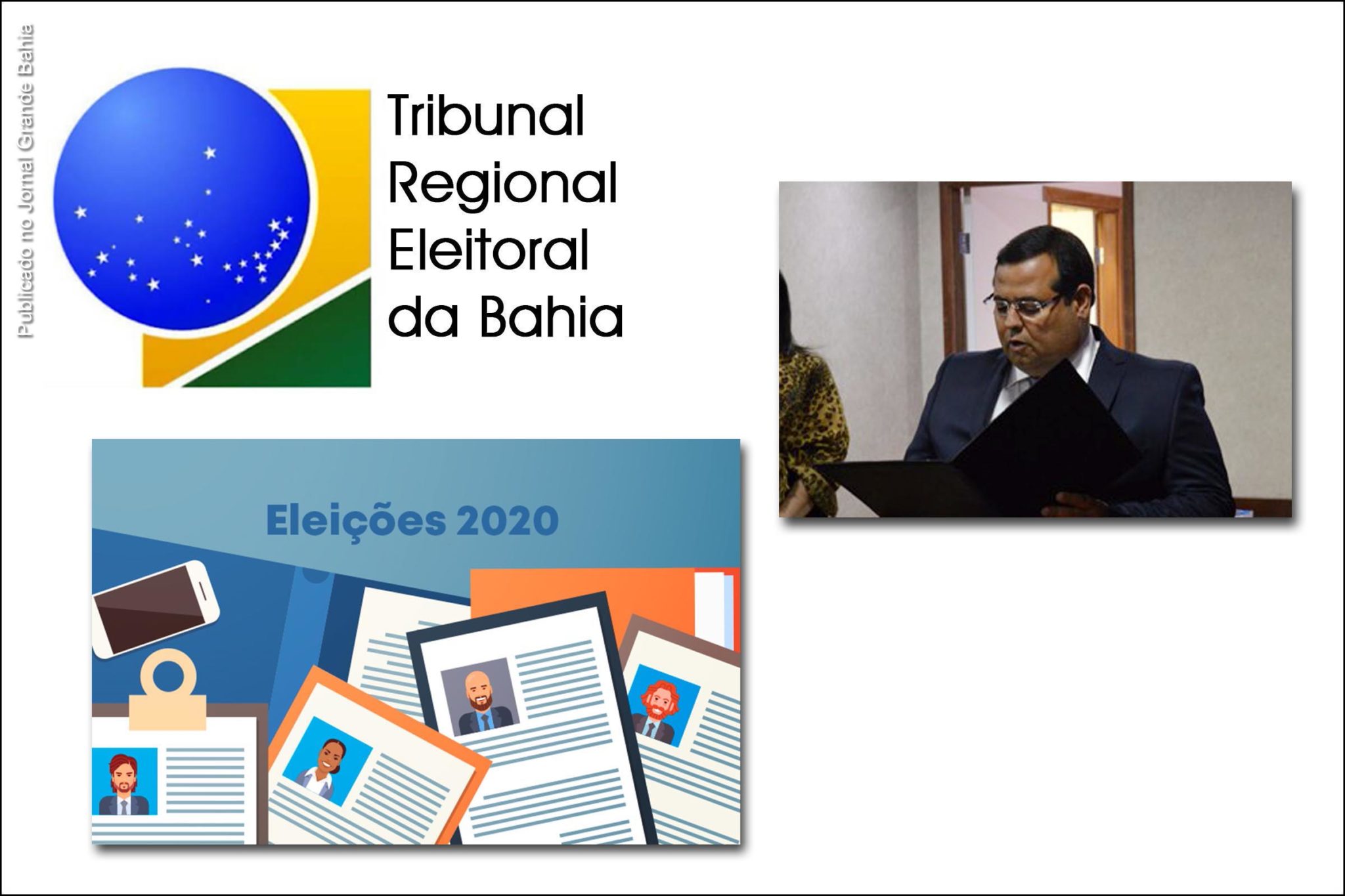 Desmembrador José Batista de Santana Júnior. Artigo aborda a atuação do TRE no processo eleitoral de 2020 na Bahia.