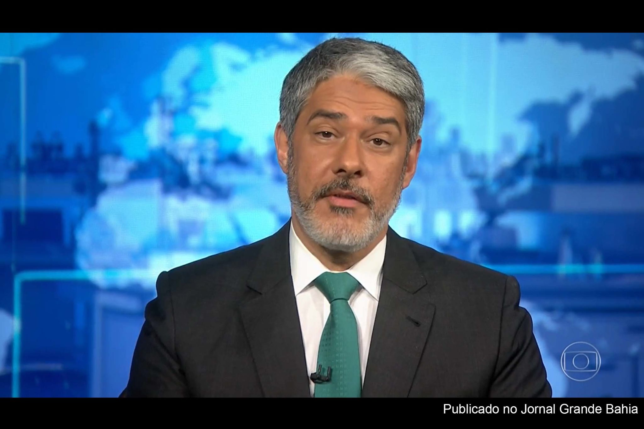 Jornalista William Bonner, editor do Jornal Nacional.