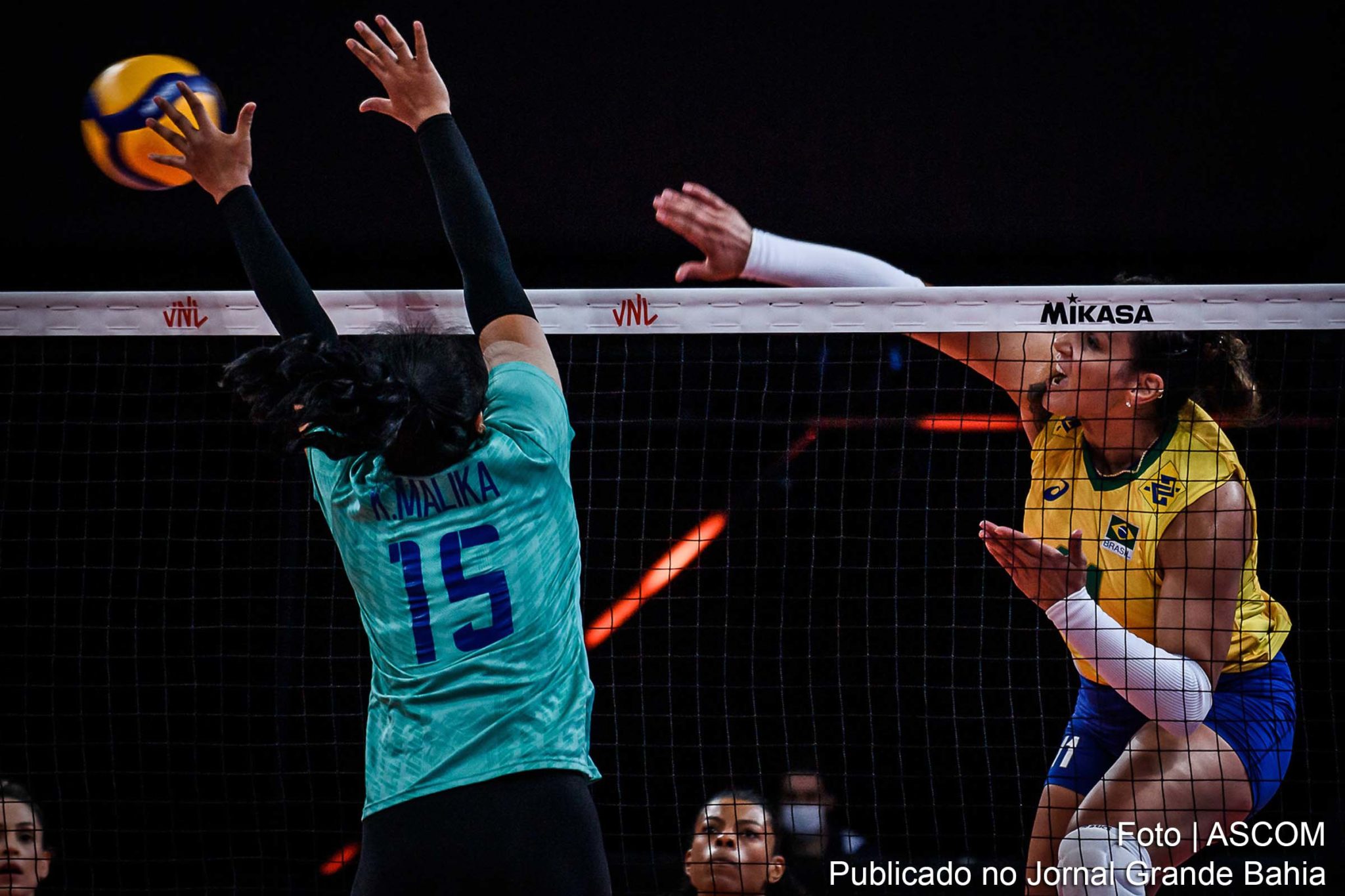 Brasil vence Tailândia e fica na vice-liderança da Liga das Nações de Vôlei