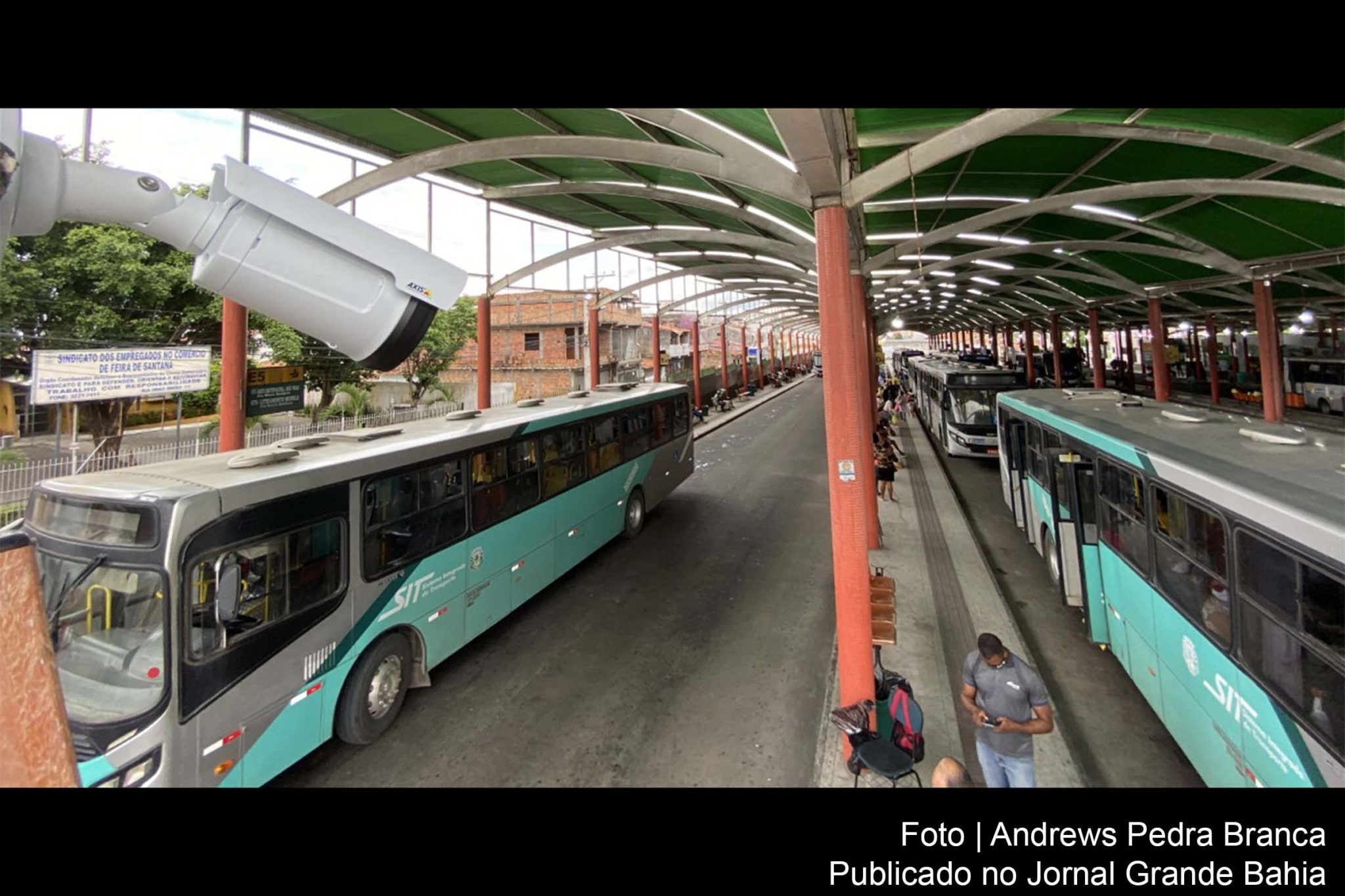 Oito novas câmeras com tecnologia Optical Character Recognition (OCR) foram instaladas no Terminal Central de Feira de Santana.