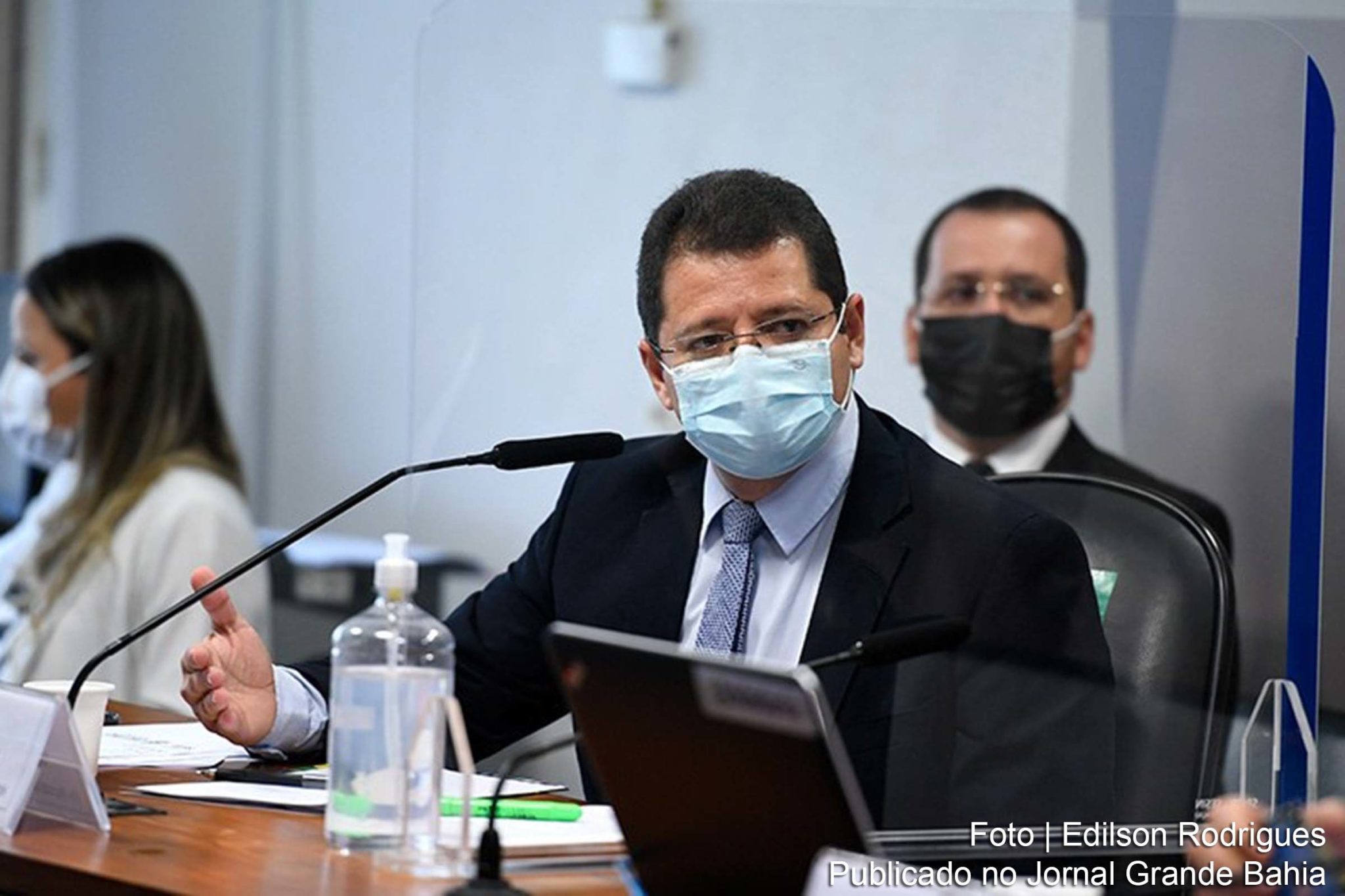 Ex-secretário estadual da Saúde do Amazonas Marcellus Campêlo prestou depoimento à CPI da Pandemia do Senado Federal.