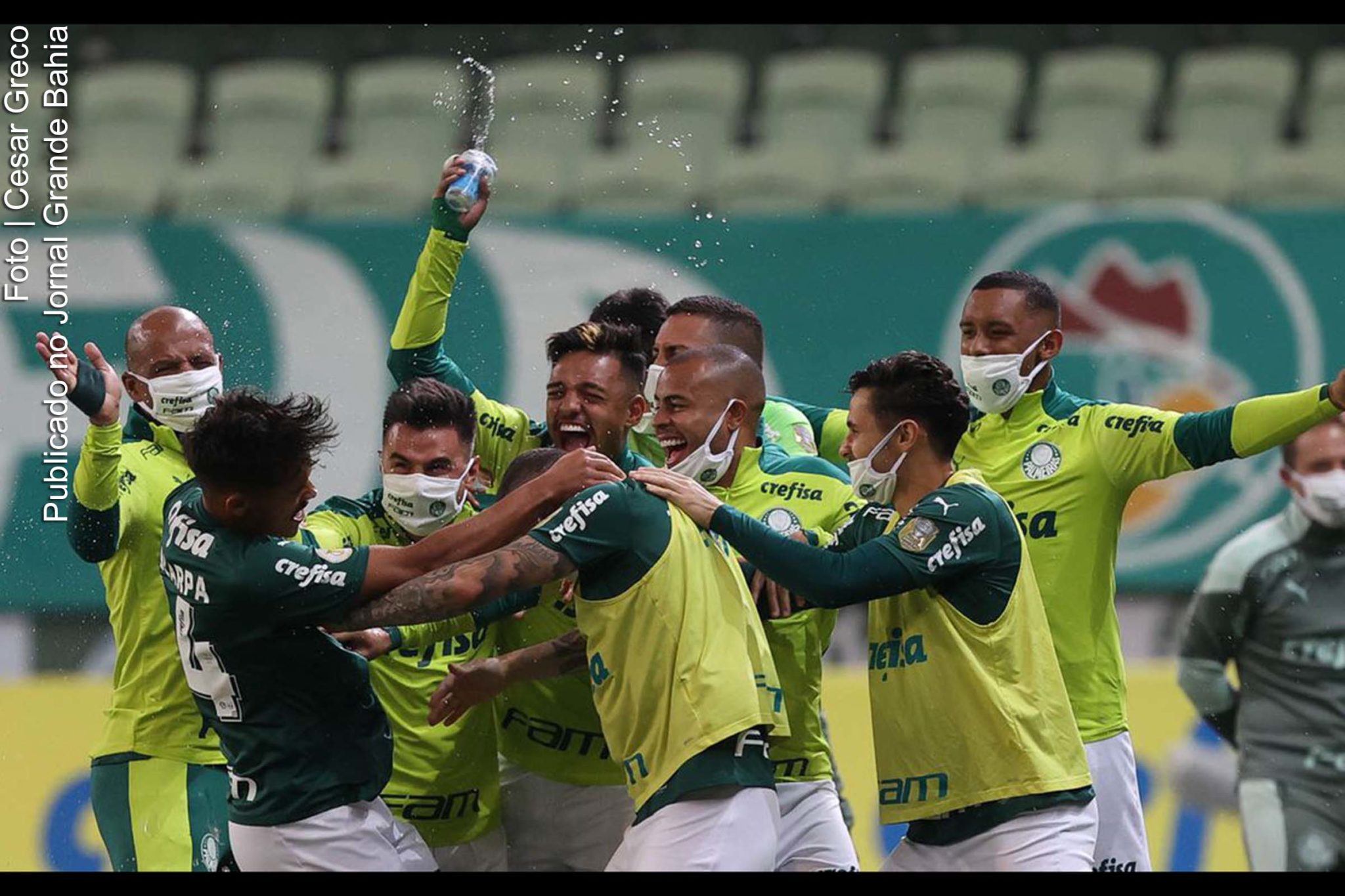 Palmeiras derrotou o Bahia por 3 a 2 neste domingo (27/06/2021).