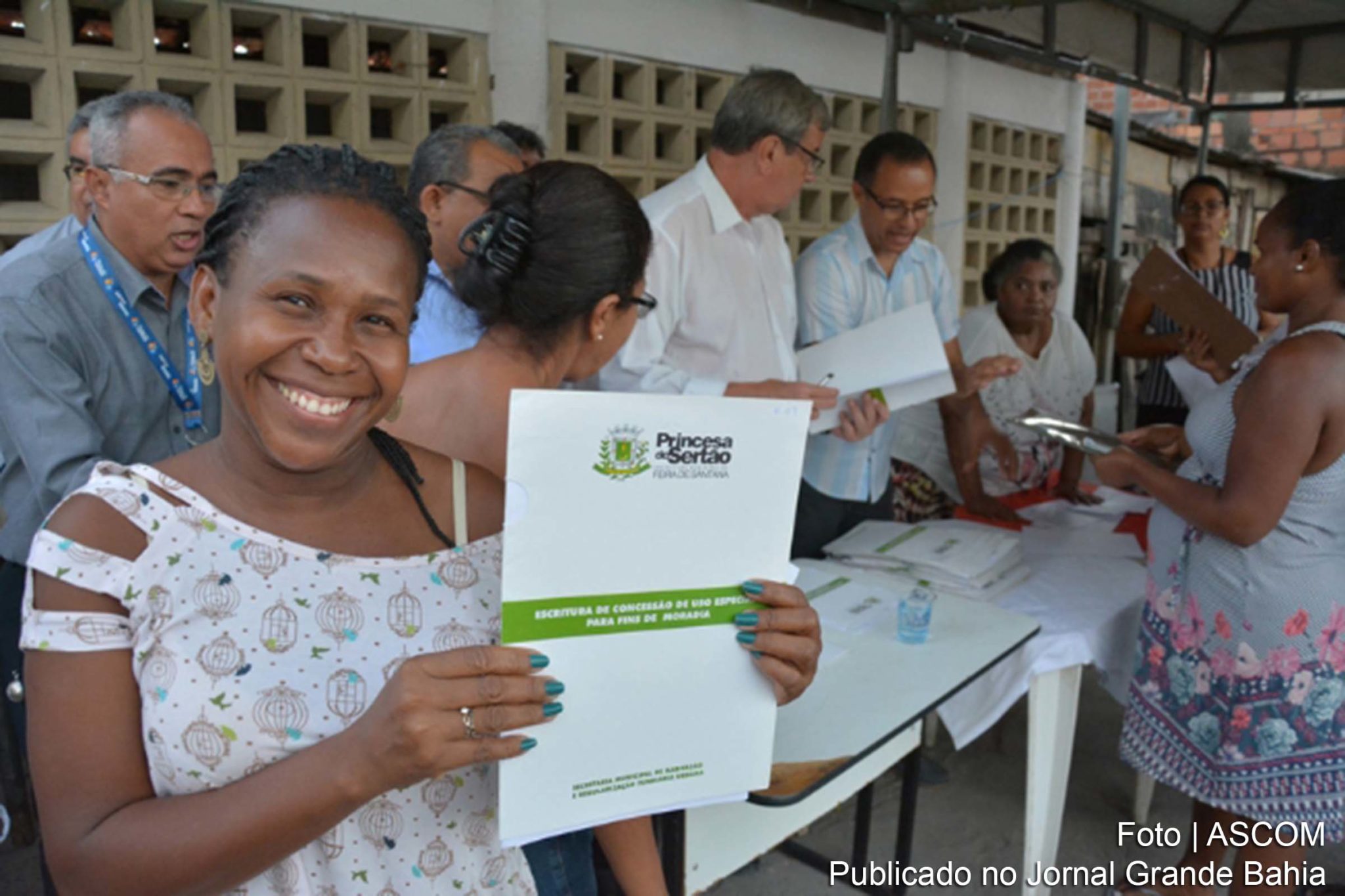 Mais 612 famílias que moram no Núcleo Conceição serão contempladas com a escritura de seus imóveis.
