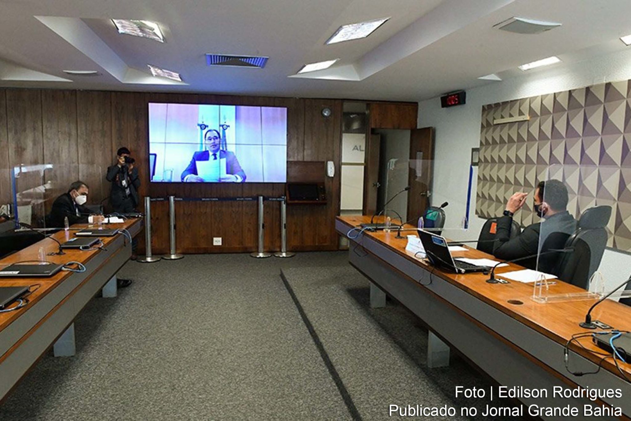 A audiência virtual foi presidida pelo senador Styvenson Valentim (D).