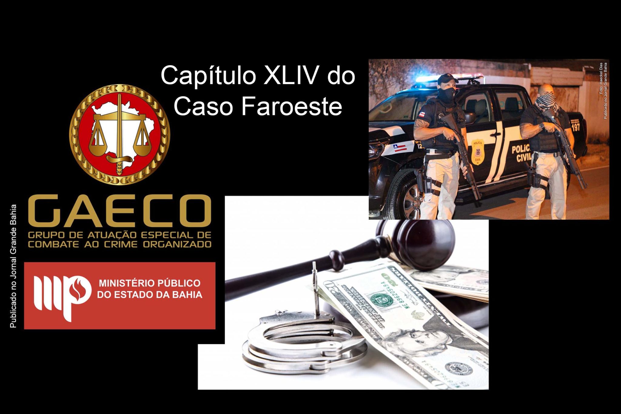 Questionamentos sobre a delação da desembargadora Sandra Inês Rusciolelli e do filho Vasco Rusciolelli, citação do nome senador Angelo Coronel e a Operação Bandeirantes são temas abordados no Capítulo XLIV do Caso Faroeste.