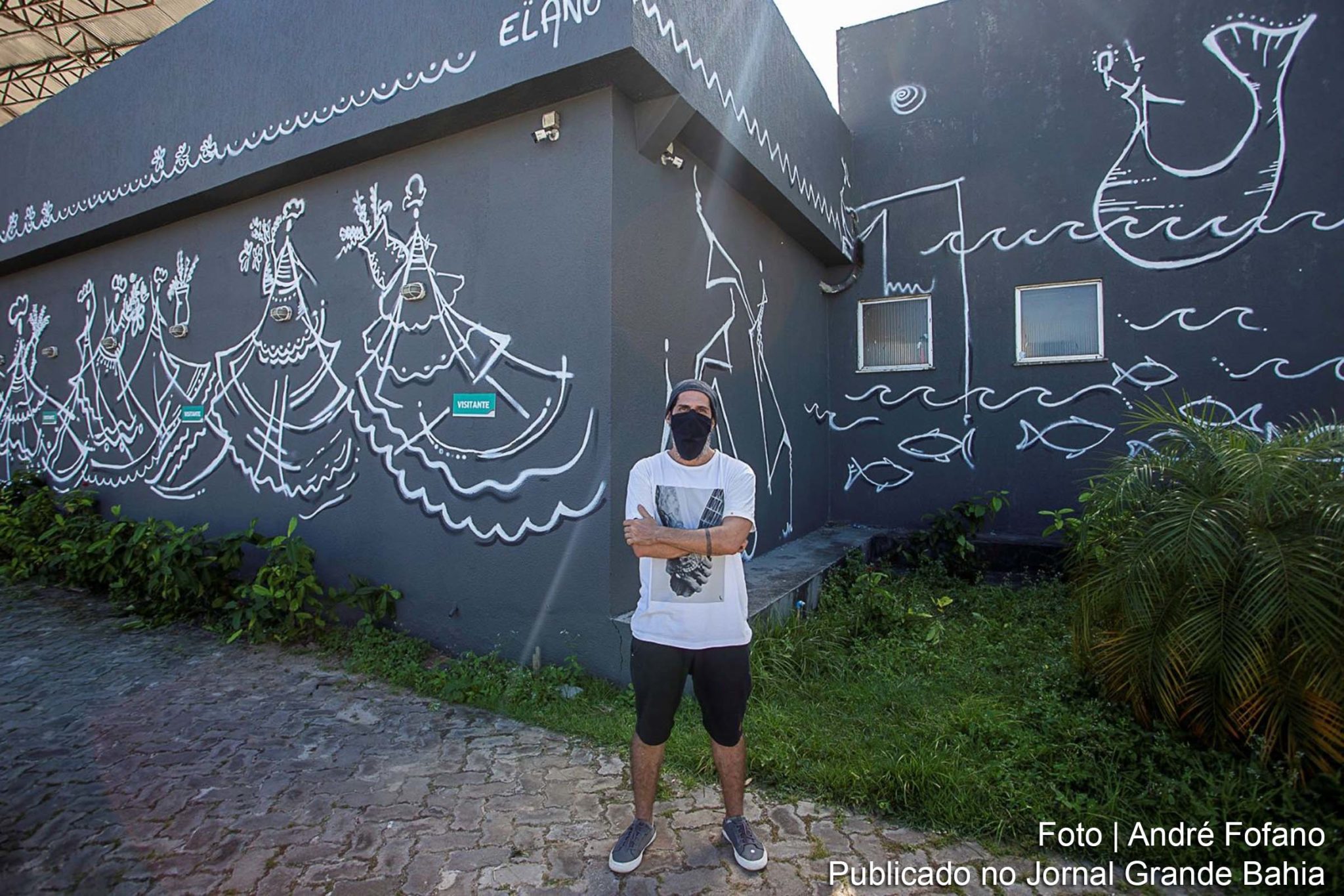 Artista plástico Elano Passos.