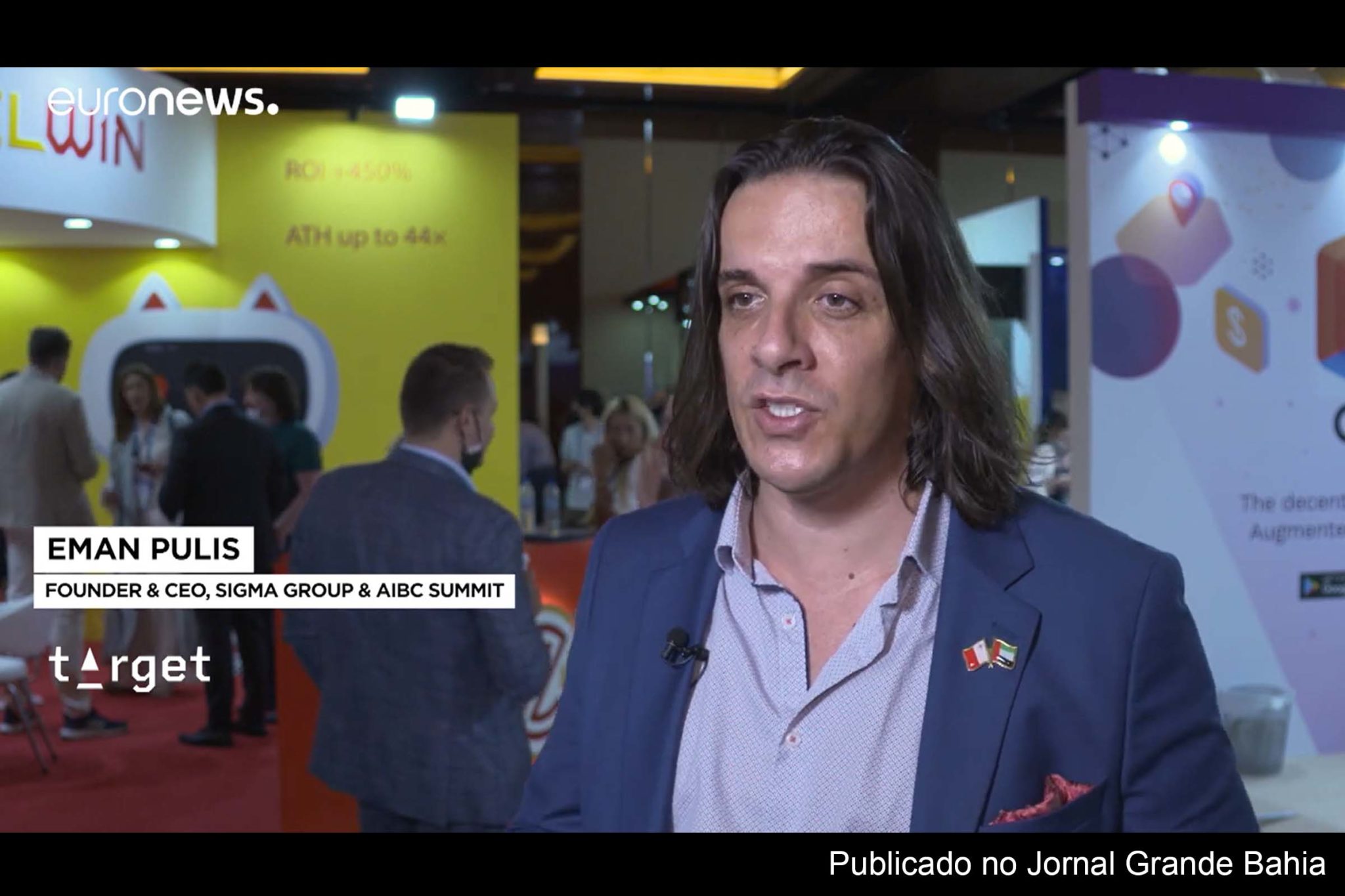 Eman Pulis, Fundador e CEO do grupo Sigma, diz que deseja ver um dia ver a criptocomunidade e a blockchain serem abraçadas pelas massas.