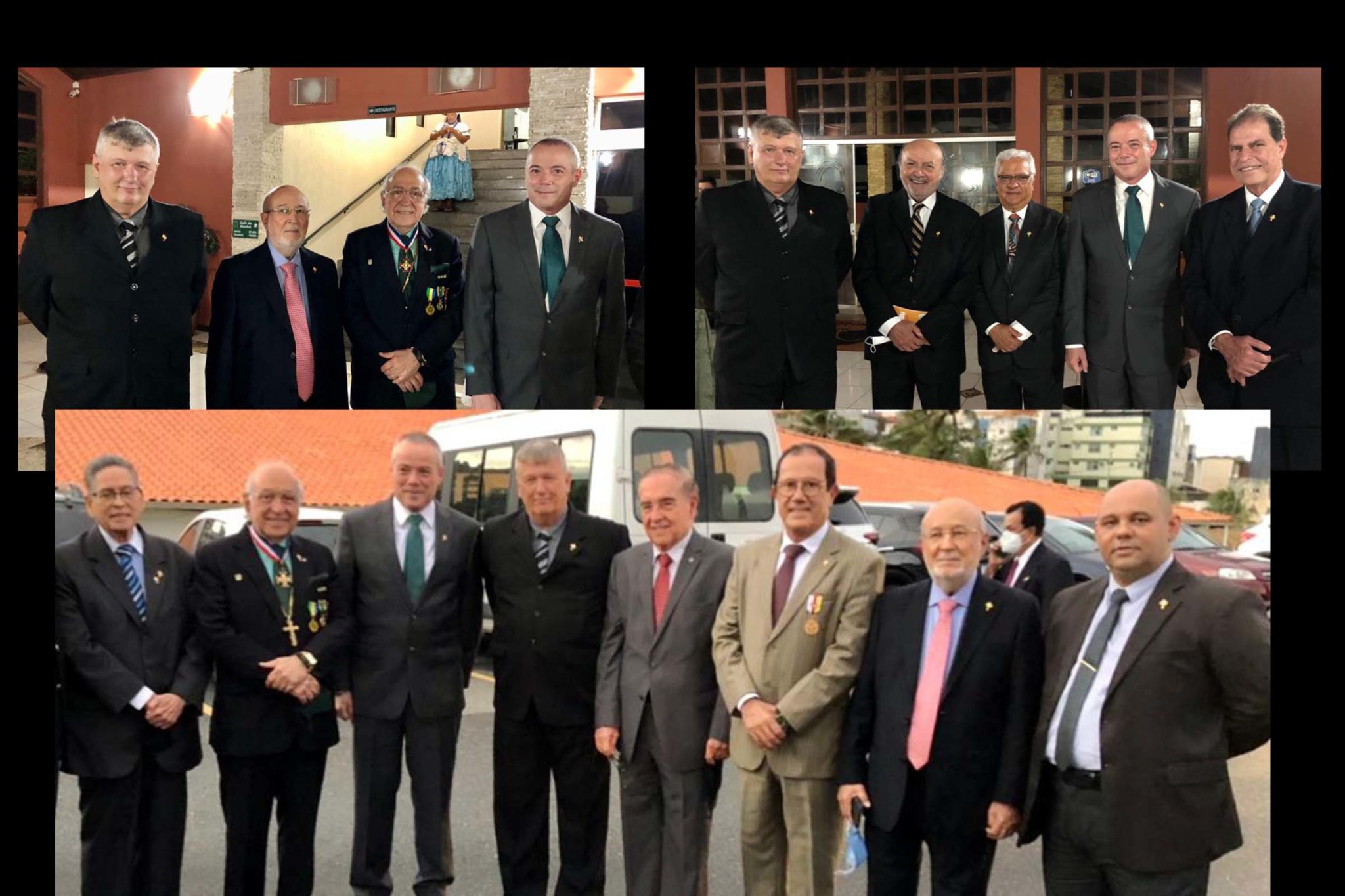 Generais Leonel Filho e Marcelo Arantes Guedon participaram de encontro com membros da sociedade cível e do Poder Judiciário da Bahia.