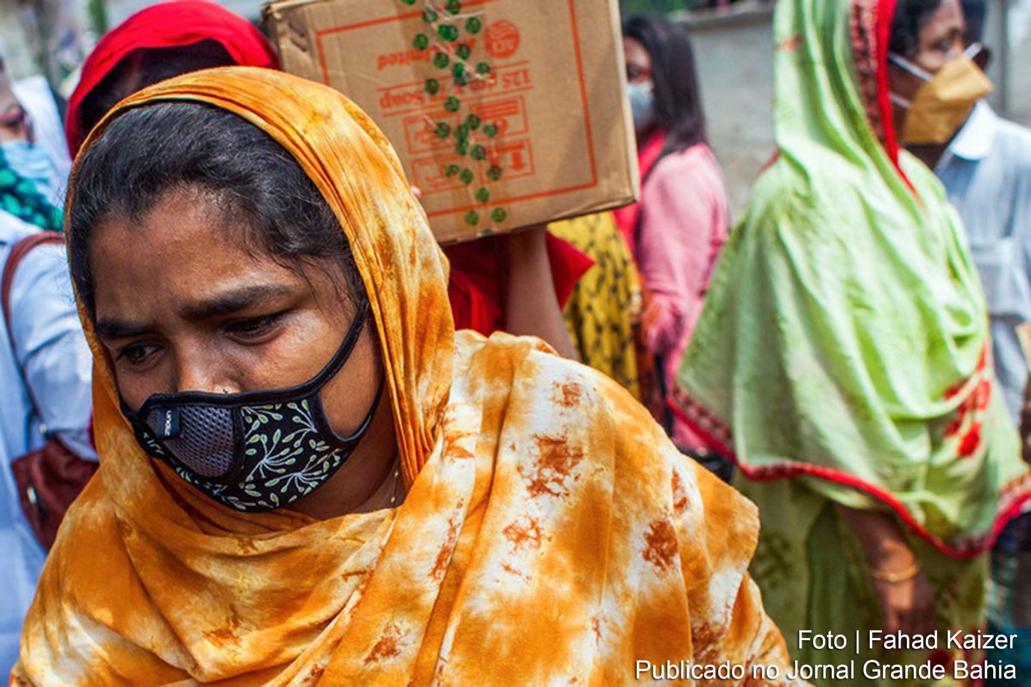 O Pnud forneceu apoio financeiro para famílias em Bangladesh durante a crise da Covid-19.