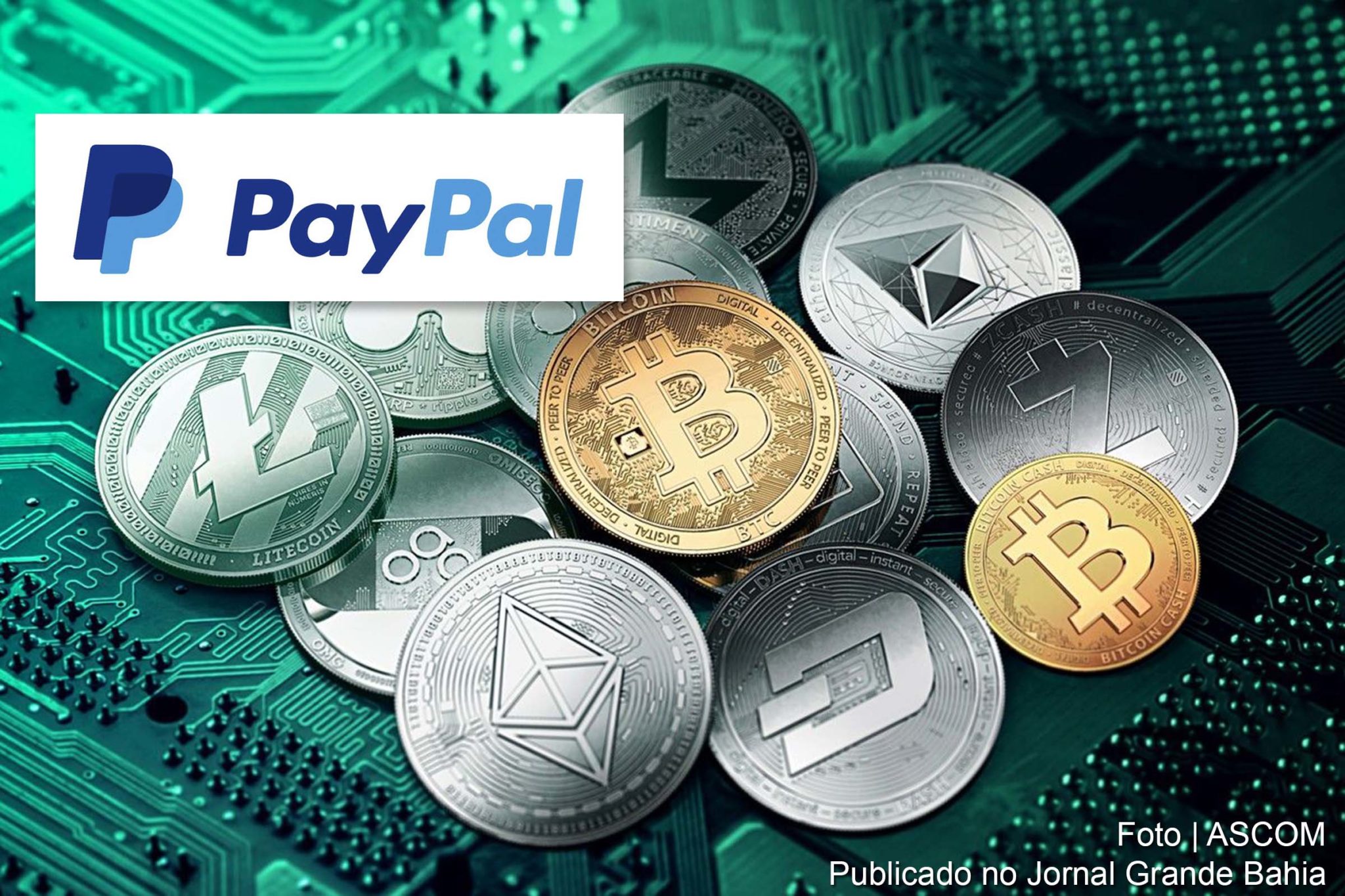 PayPal aumenta limite de usuários para compra de criptoativos.
