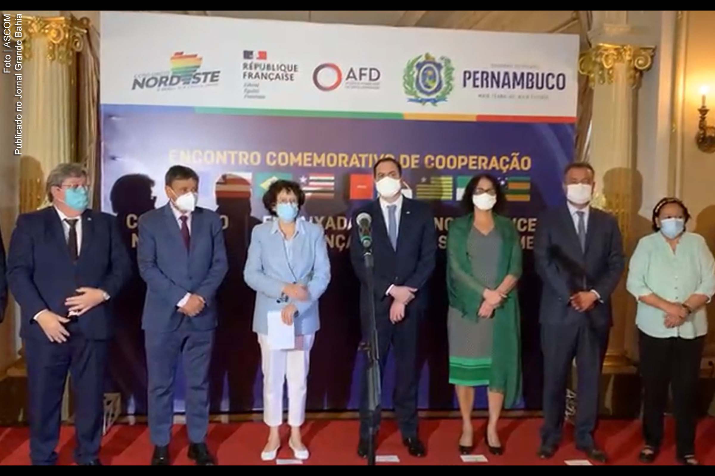 Rui Costa e governadores do Nordeste participam de encontro em Pernambuco.