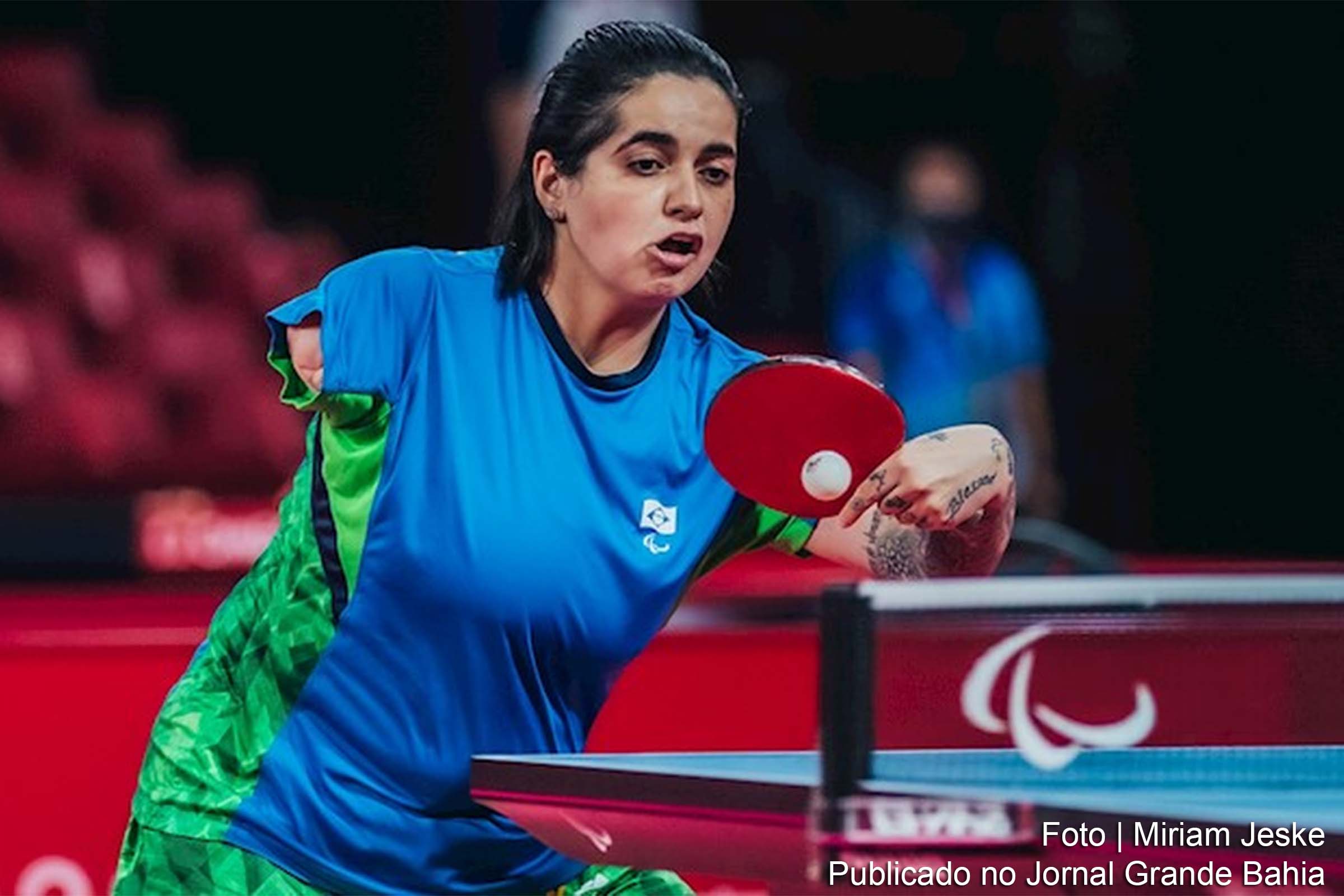 Catarinense Bruna Alexandre conquistou a prata, a primeira medalha do Brasil na disputa individual do tênis de mesa na Paralimpíada de Tóquio.