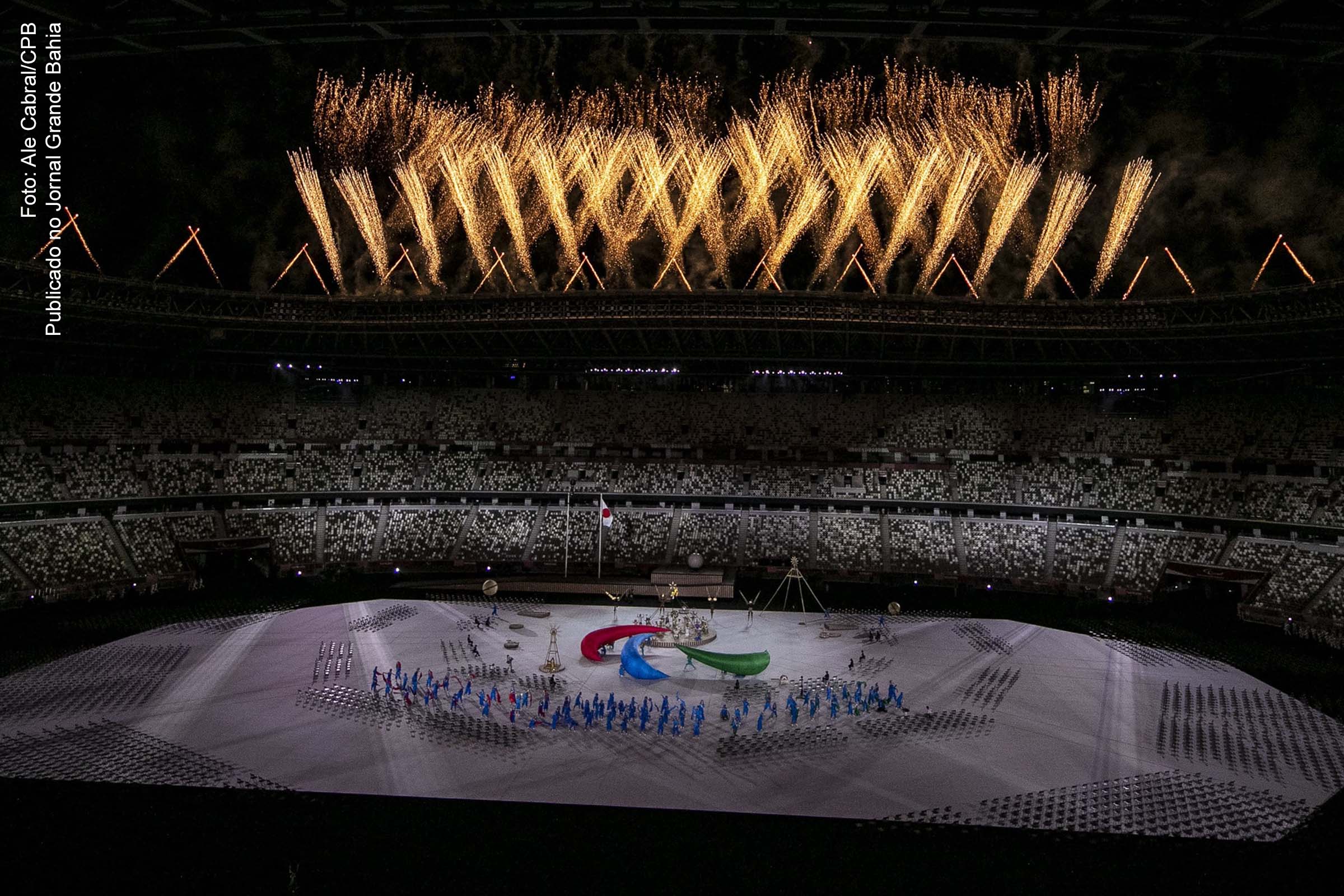 Cerimônia de Abertura dos Jogos Paralímpicos de Tóquio 2020.