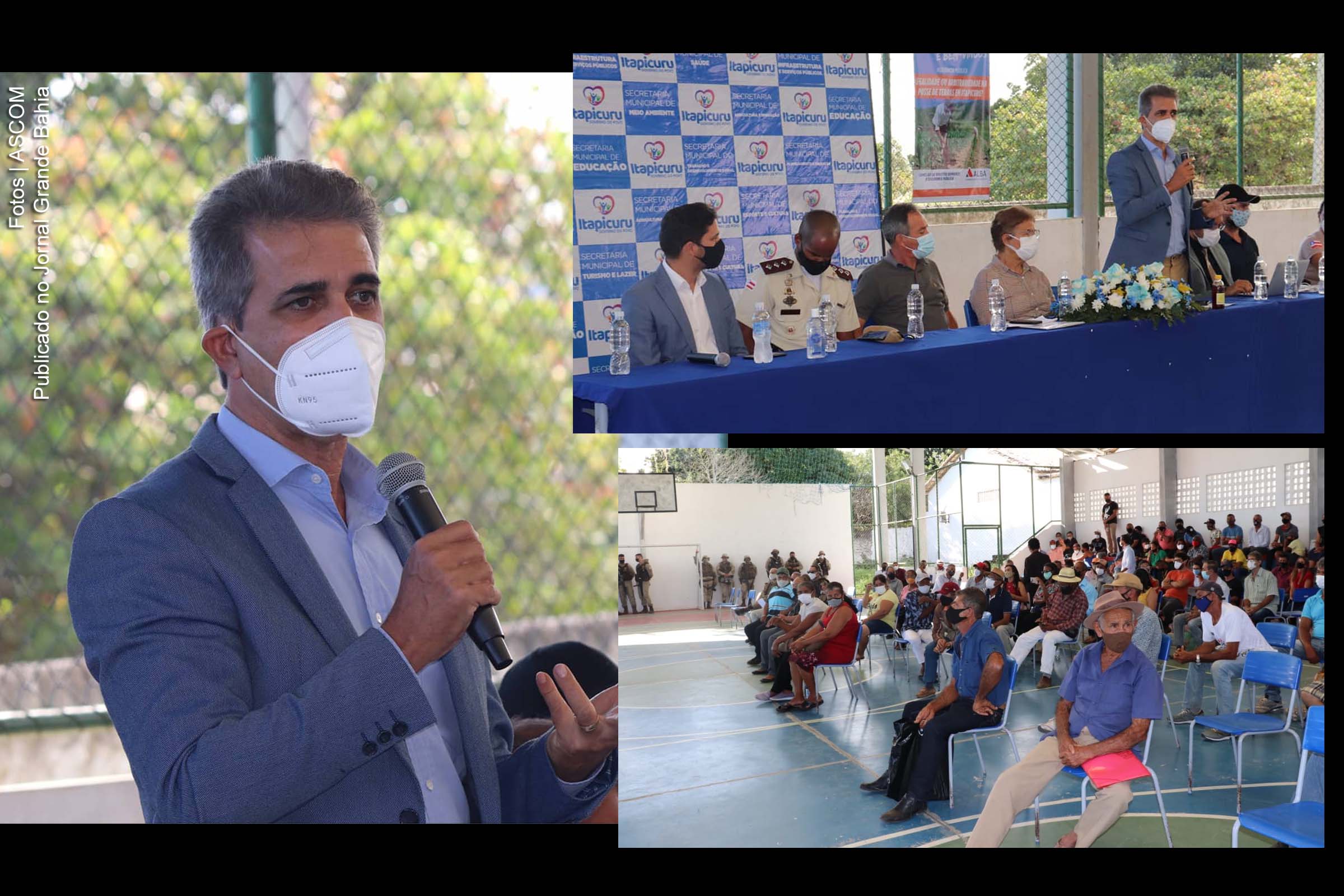 Deputado Robinson Almeida debate conflito de terras em Itapicuru.