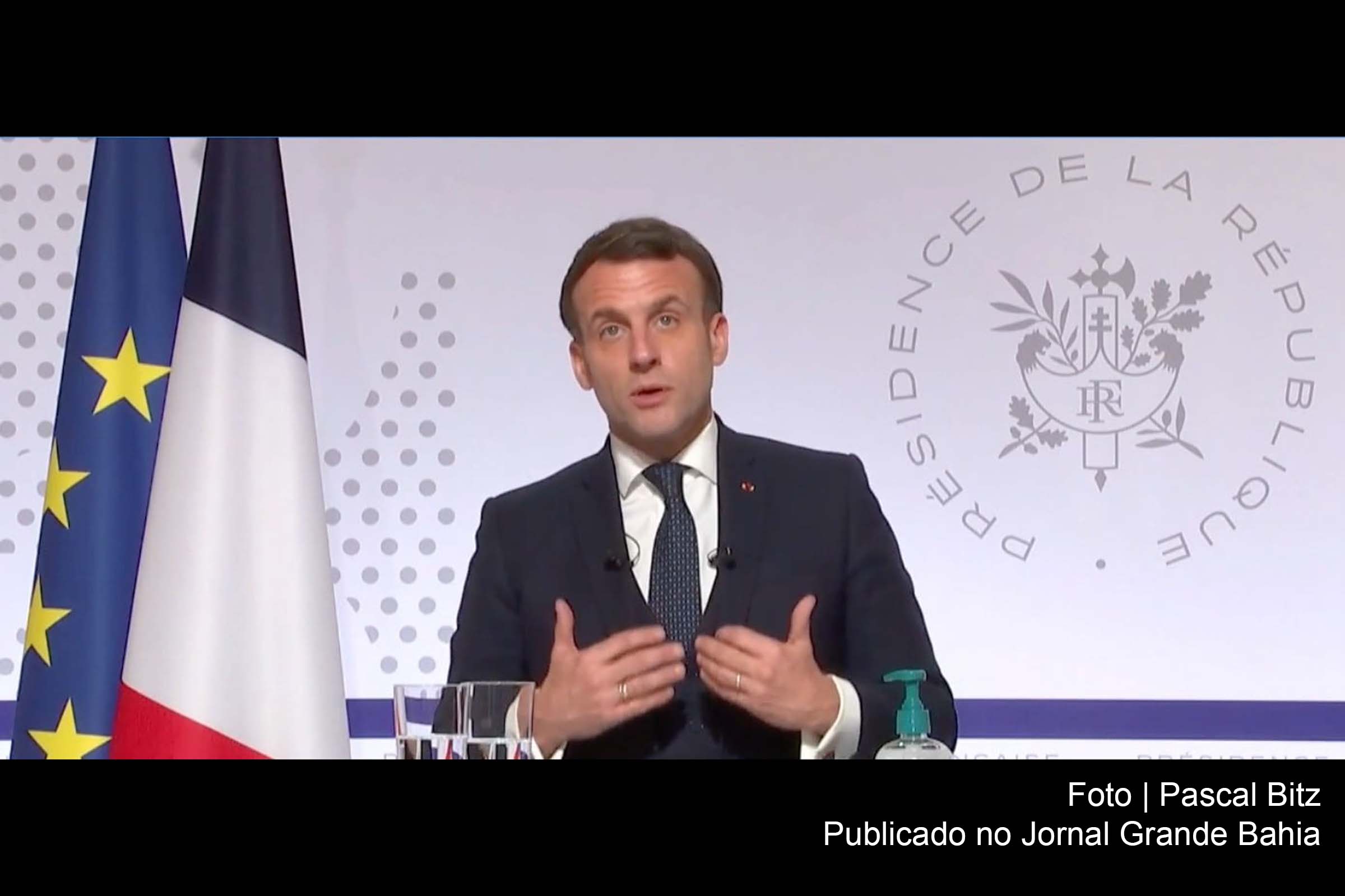 Emmanuel Macron, presidente da França.