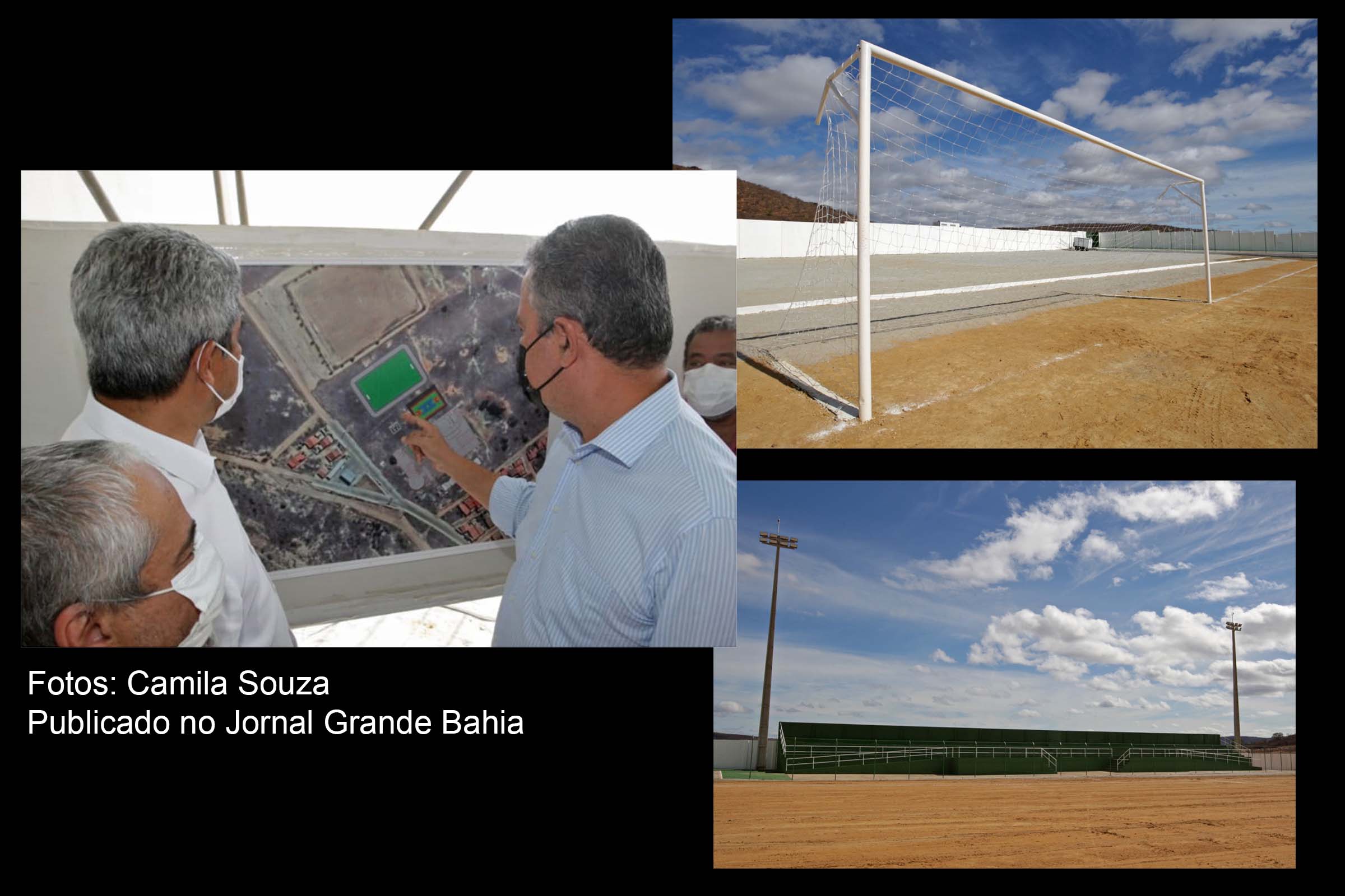 Em Caetanos, governador Rui Costa entrega estádio de futebol e autoriza novos investimentos