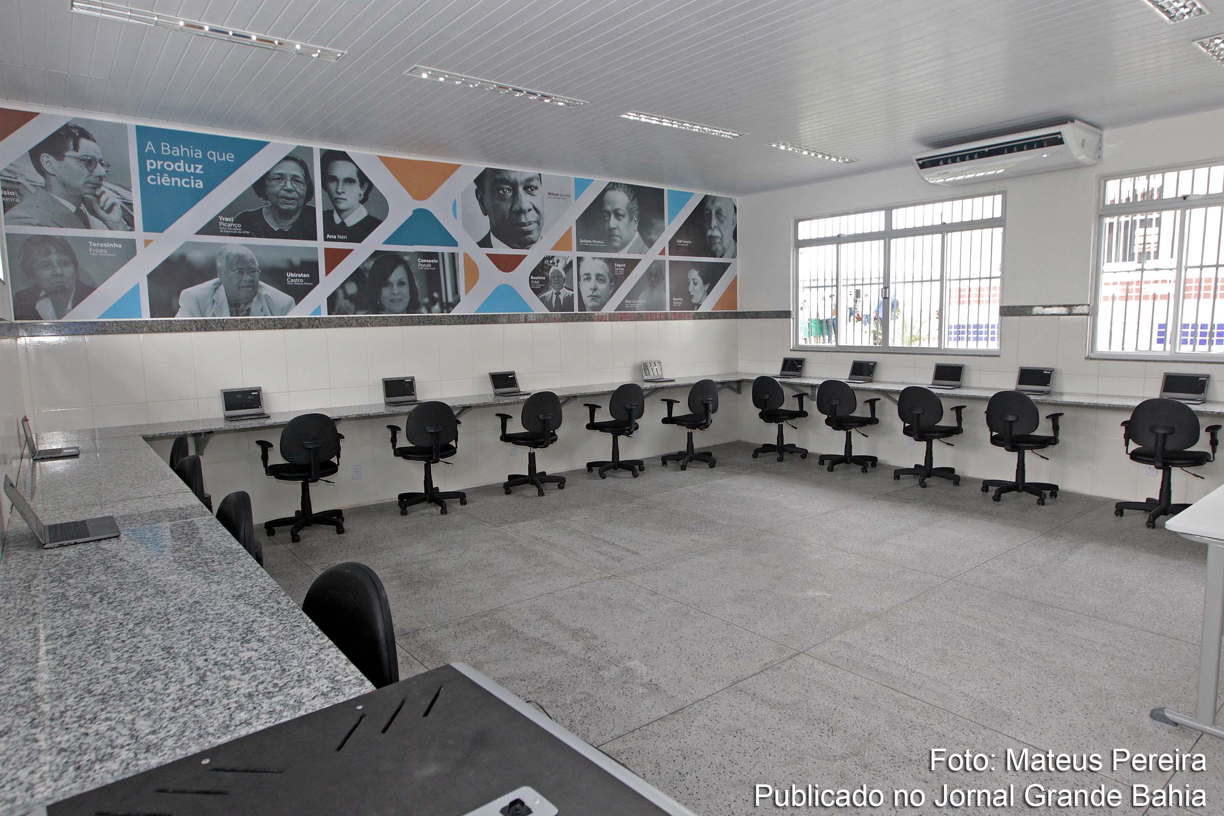 Governo Rui Costa investe na melhoria da infraestrutura da educação estadual da Bahia.