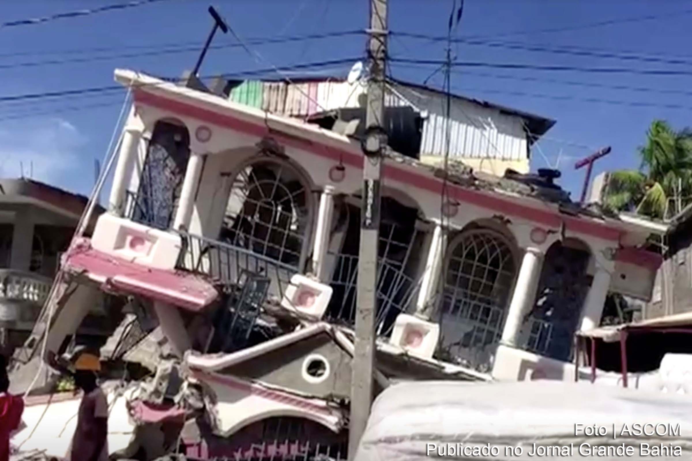 Desastre natural afeta população do Haiti.