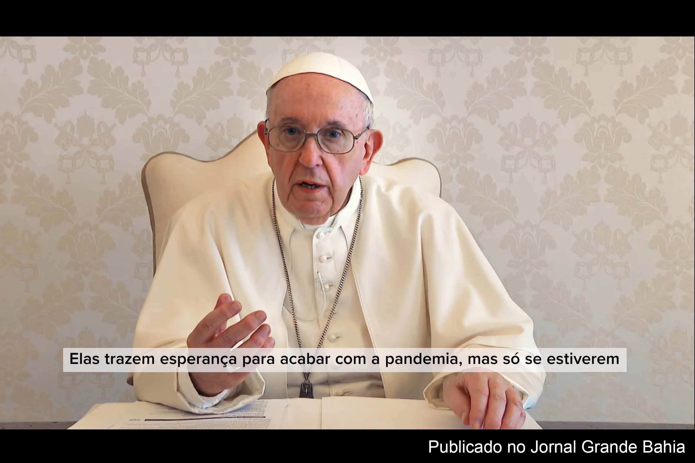 Em vídeo destinado a comunidades latino-americanas e com participação de cardeal brasileiro, pontífice faz apelo para que as pessoas se imunizem contra a covid-19. “Com espírito fraterno, uno-me a esta mensagem de esperança por um futuro mais luminoso. Graças a Deus e ao trabalho de muitos, hoje temos vacinas para nos proteger da Covid-19. Elas dão a esperança de acabar com a pandemia, mas somente se elas estiverem disponíveis para todos e se colaborarmos uns com os outros.”, diz Papa Fransico.