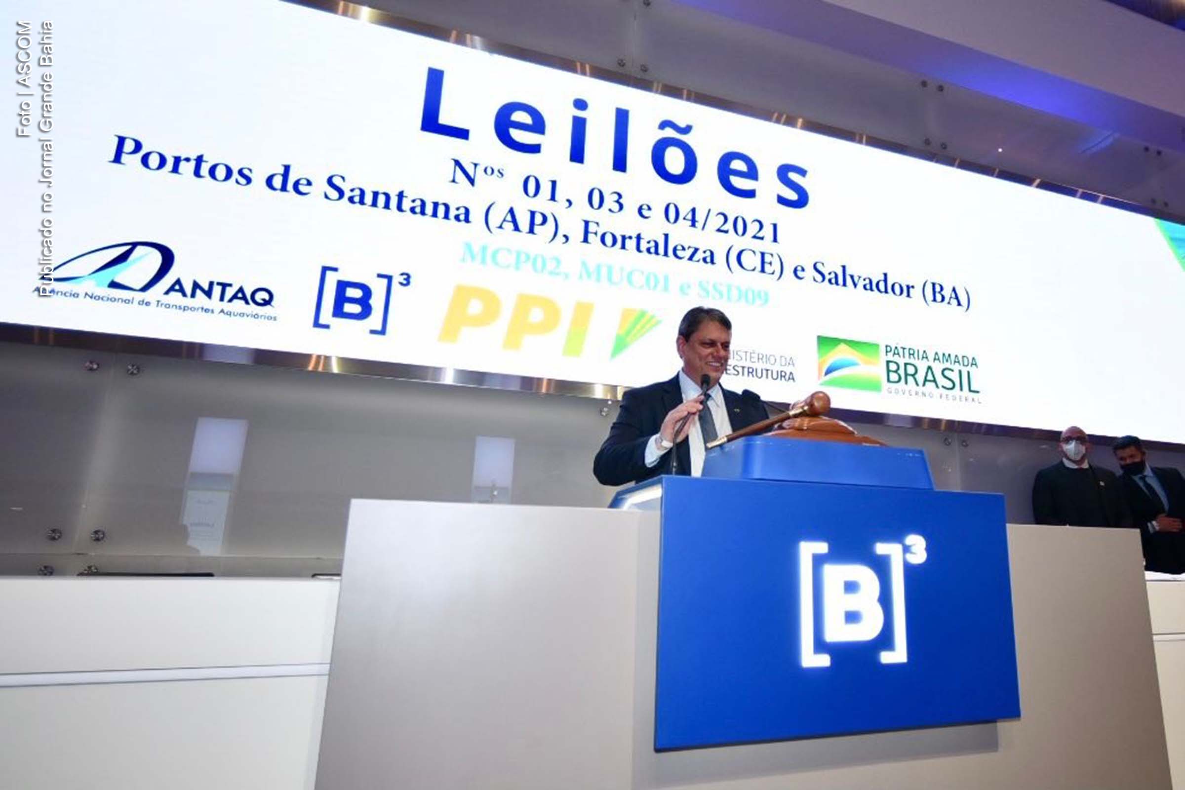 Portos no Ceará, na Bahia e no Amapá são arrendados em leilão; Certame foi realizado pelo Governo Bolsonaro