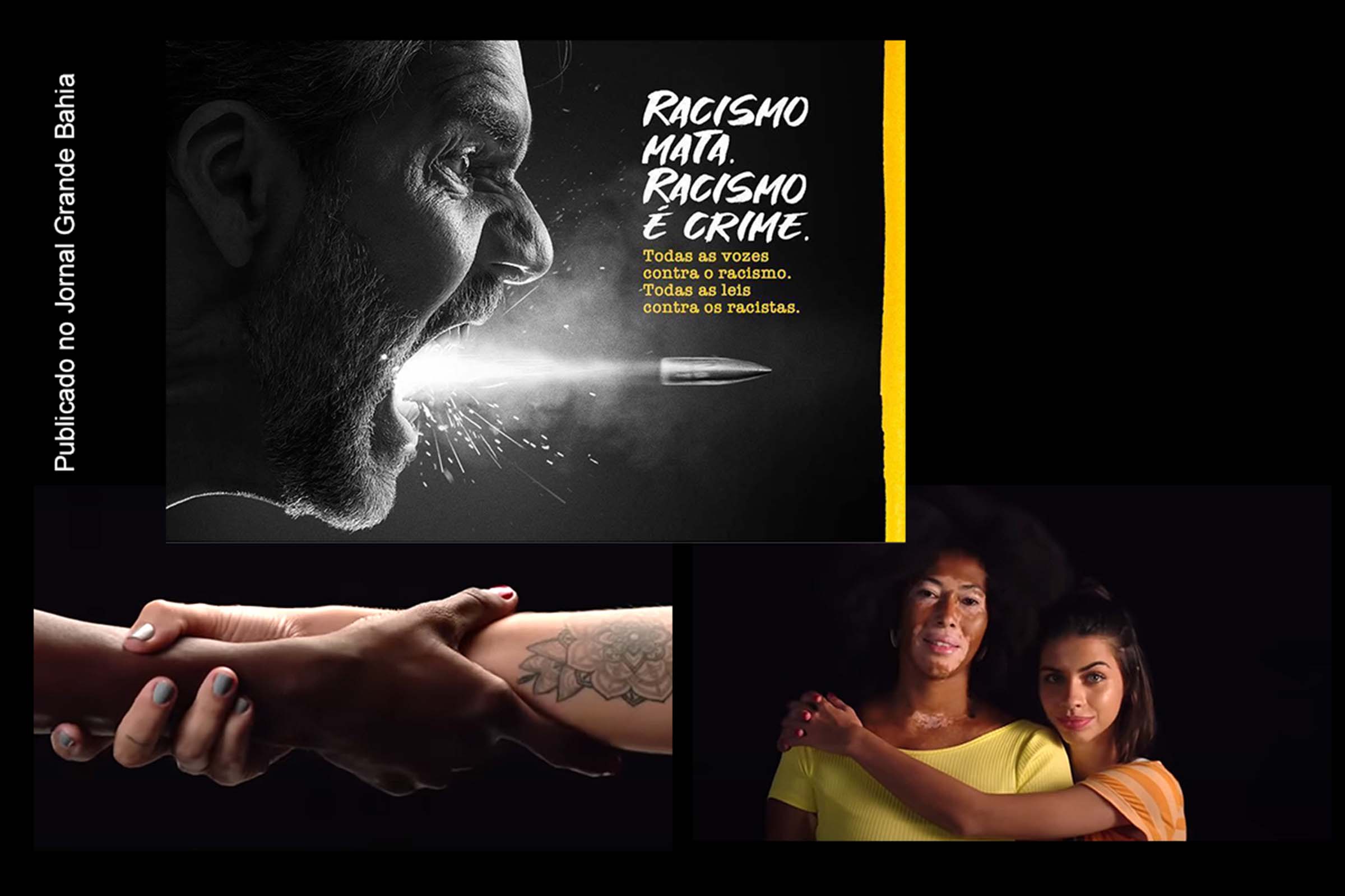 Premiação nacional é destinada à duas campanhas publicitárias do Governo Rui Costa que abordam violência e questões raciais.