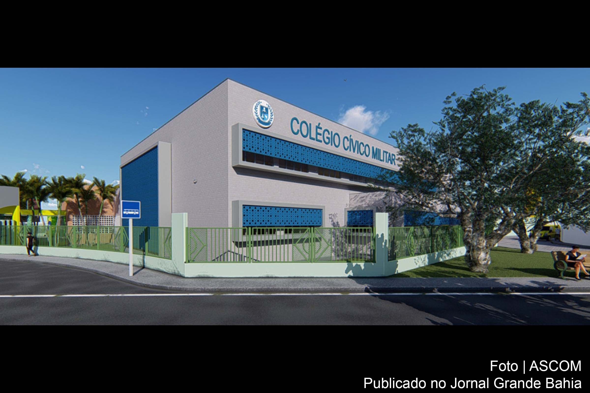 Imagens do projeto arquitetônico foram apresentadas no gabinete do prefeito Colbert Martins que recebeu a secretária da Educação, professora Anaci Paim, e a equipe da unidade de ensino.