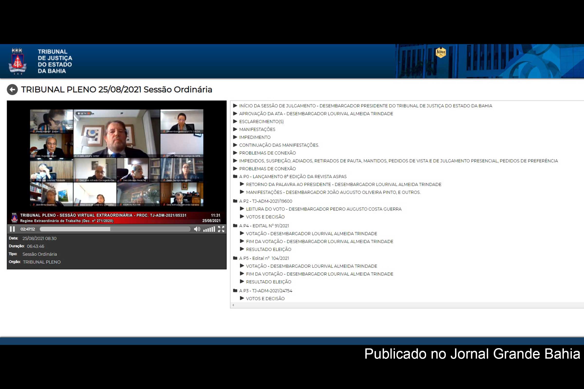 Jurista Fernando Santana qualifica tentativa de mudança das regras eleitorais para presidência do TJBA como “golpe”; Iniciativa ocorre há cerca de 90 dias do pleito de 2021