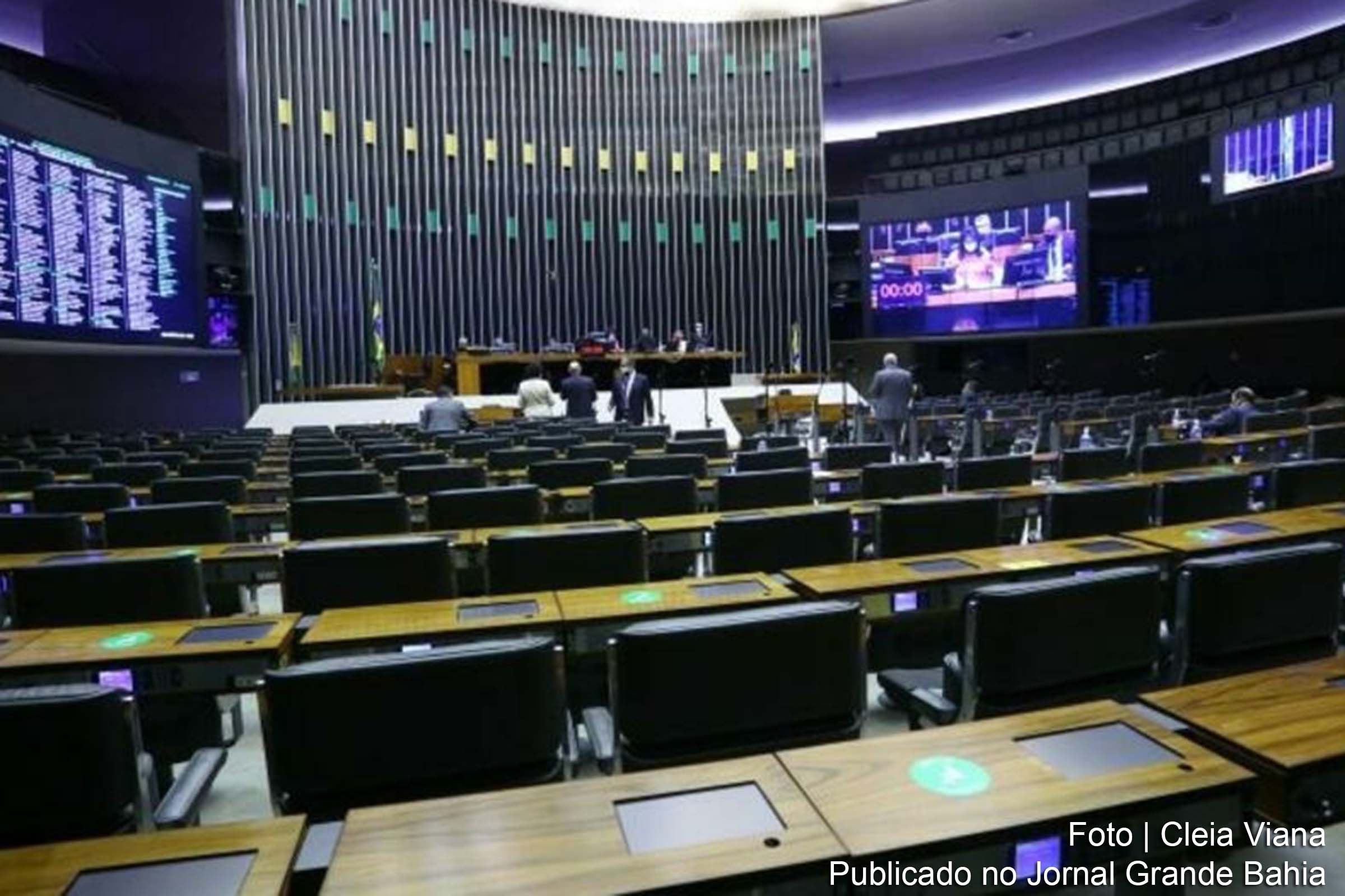 Sessão do Plenário que aprovou a reforma eleitoral.