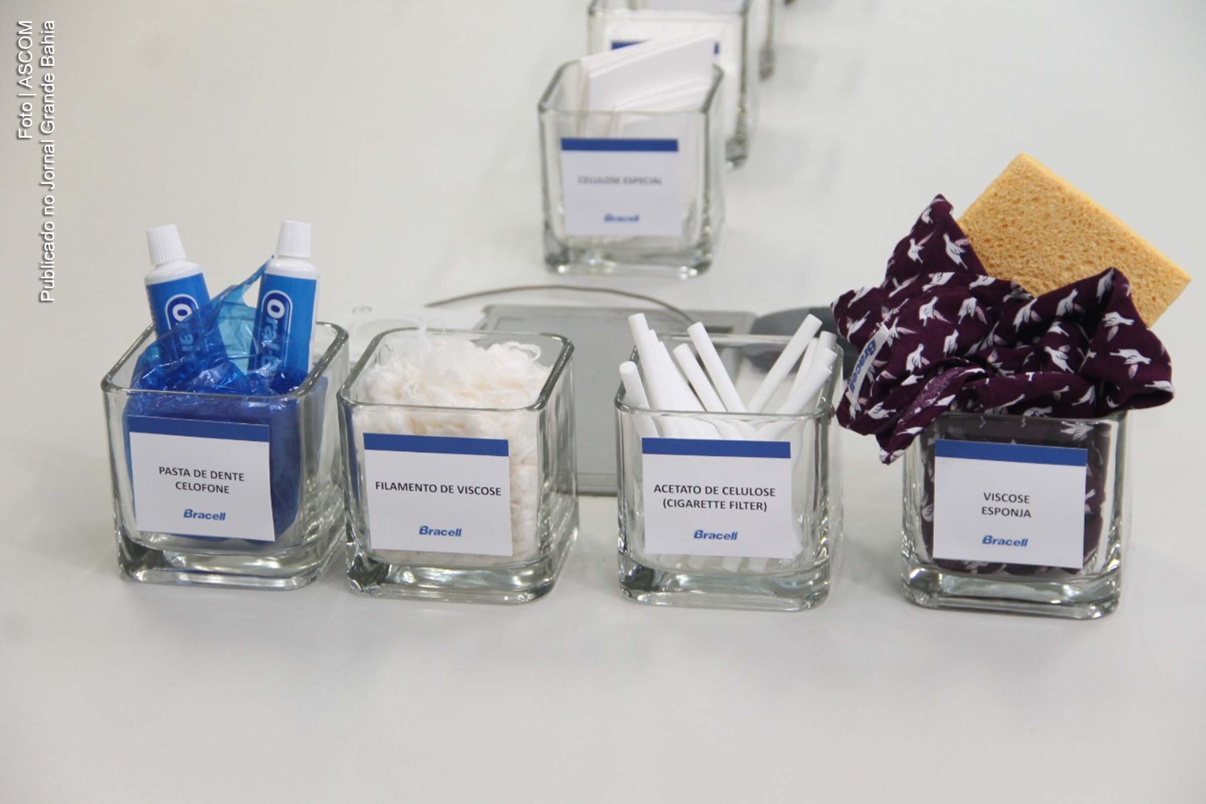 Unidade industrial da Bracell manufatura celulose solúvel no Polo Industrial de Camaçari.