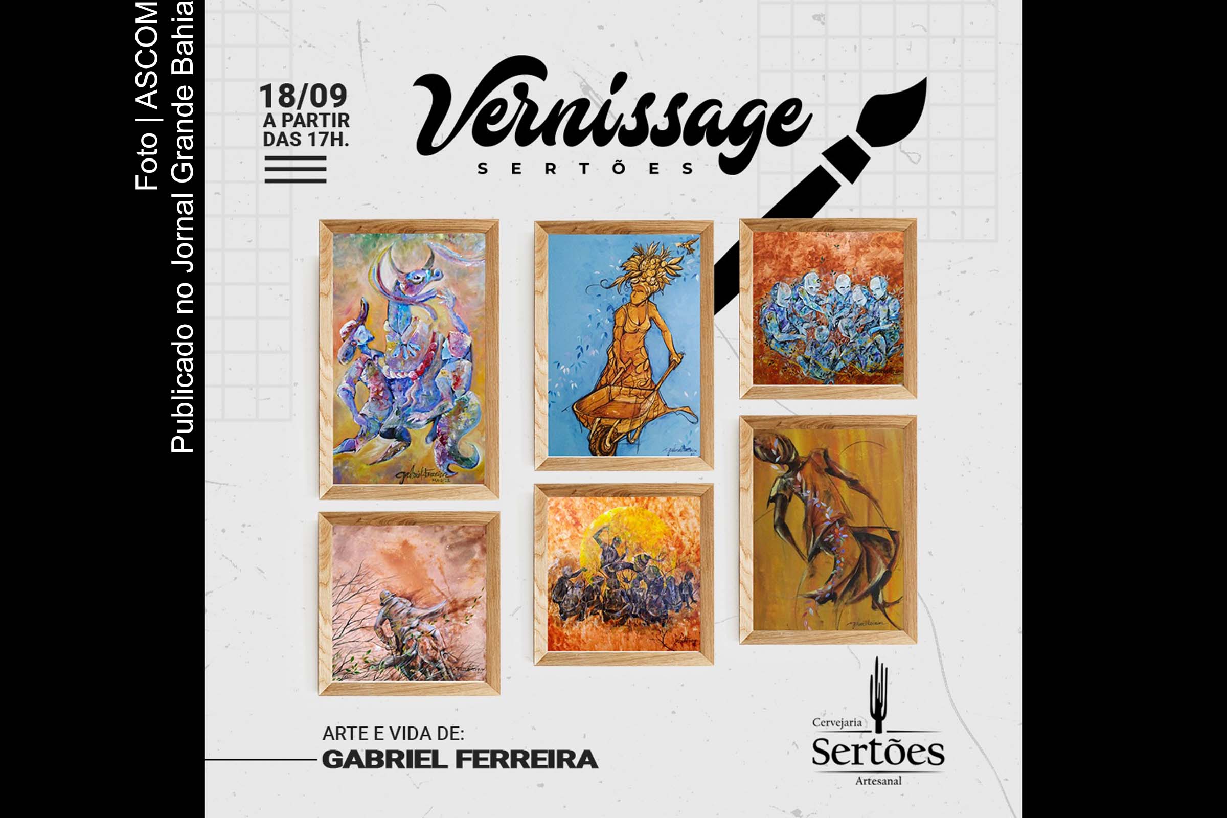 Projeto ‘Vernissage na Sertões’ abre exposições em Feira de Santana