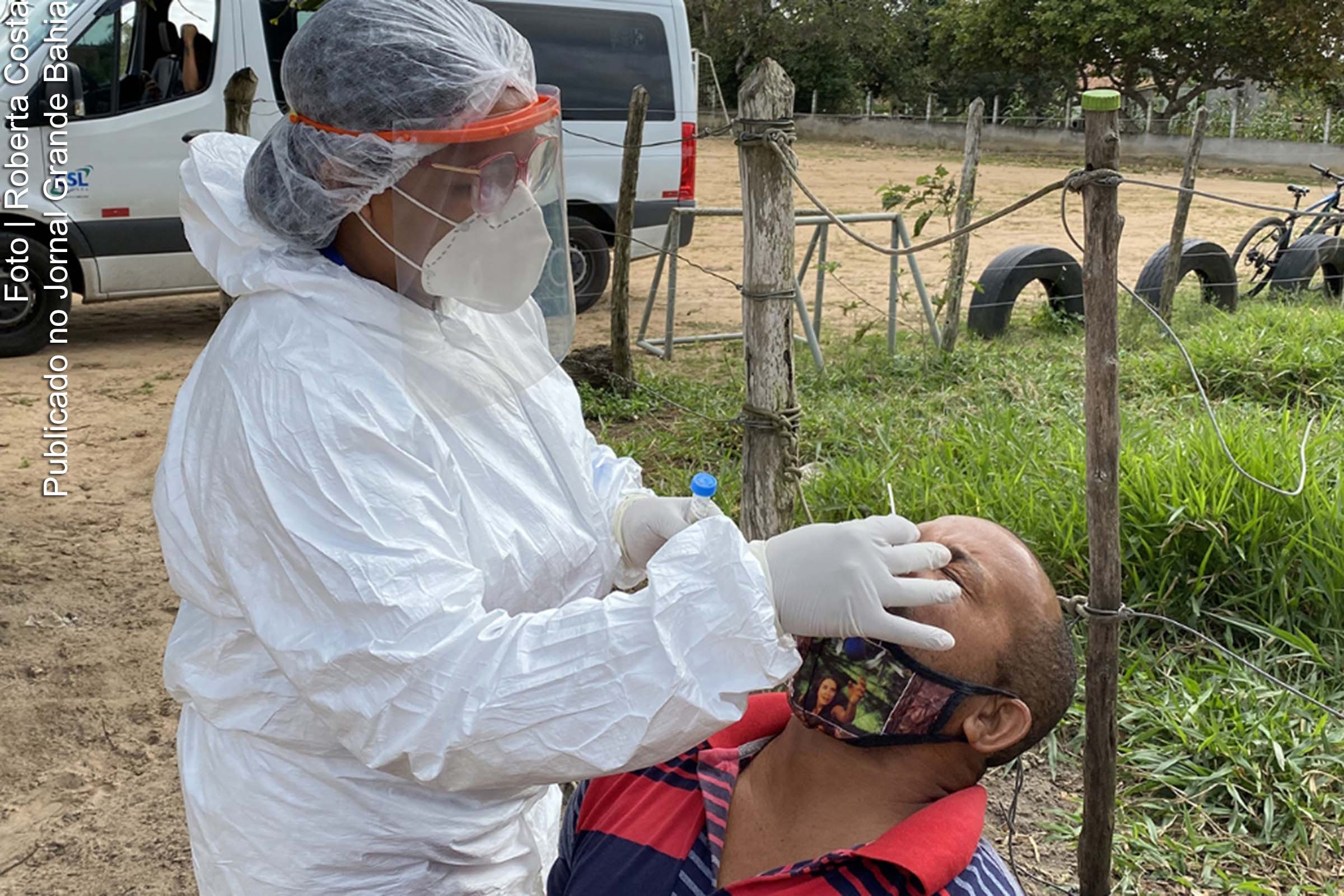 Com essa ação foram vacinadas 952 pessoas nos distritos de Maria Quitéria, Matinha, Jaguara e Humildes.