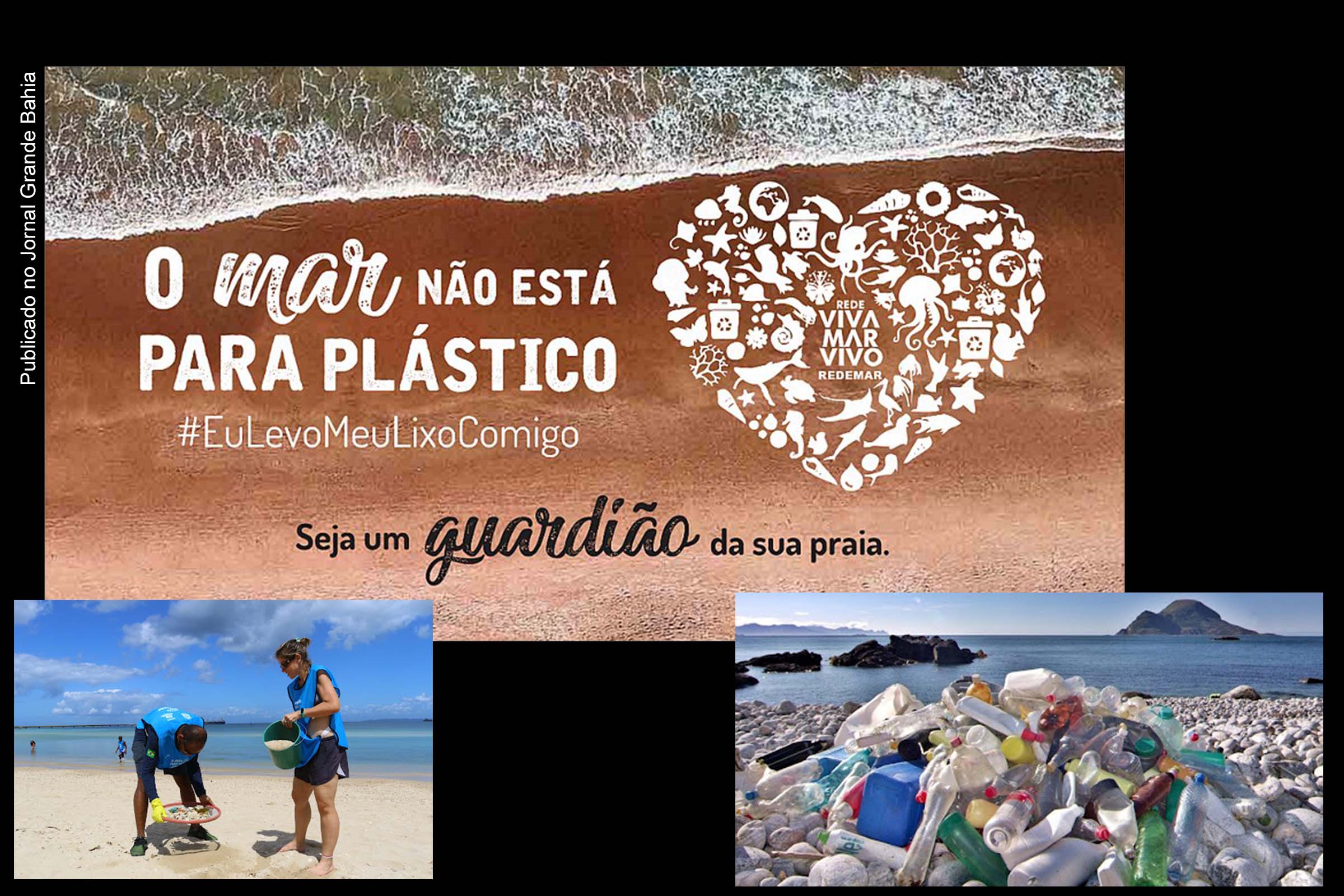 Ação de coleta de lixo vai acontecer em São Tomé de Paripe, em Salvador, no Dia Mundial de Limpeza de Rios e Praias, celebrado neste sábado (18/09/2021).
