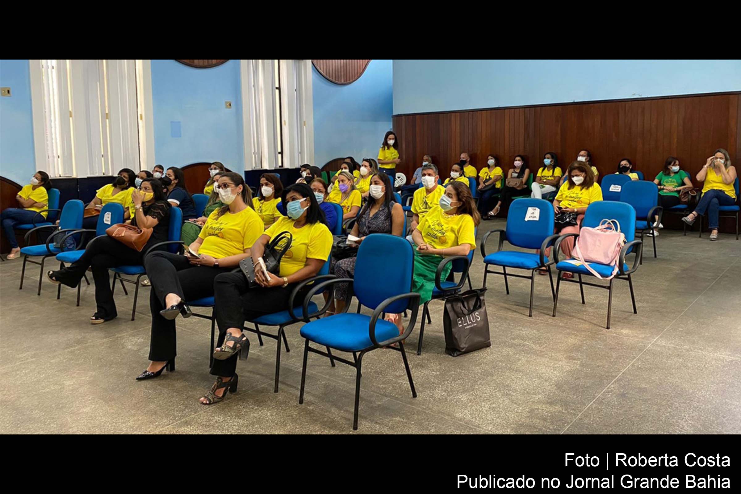 Evento realizado auditório da Secretaria Municipal da Saúde (SMS) faz parte das ações do ‘Setembro Amarelo’, mês que marca a luta contra o suicídio.