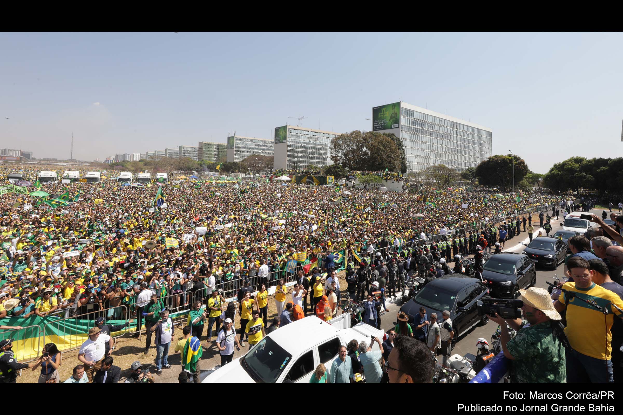 Atos do 7 de Setembro ocorreram em 24 capitais; Maiores manifestações foram à favor do Governo Bolsonaro e ocorreram em Brasília e São Paulo