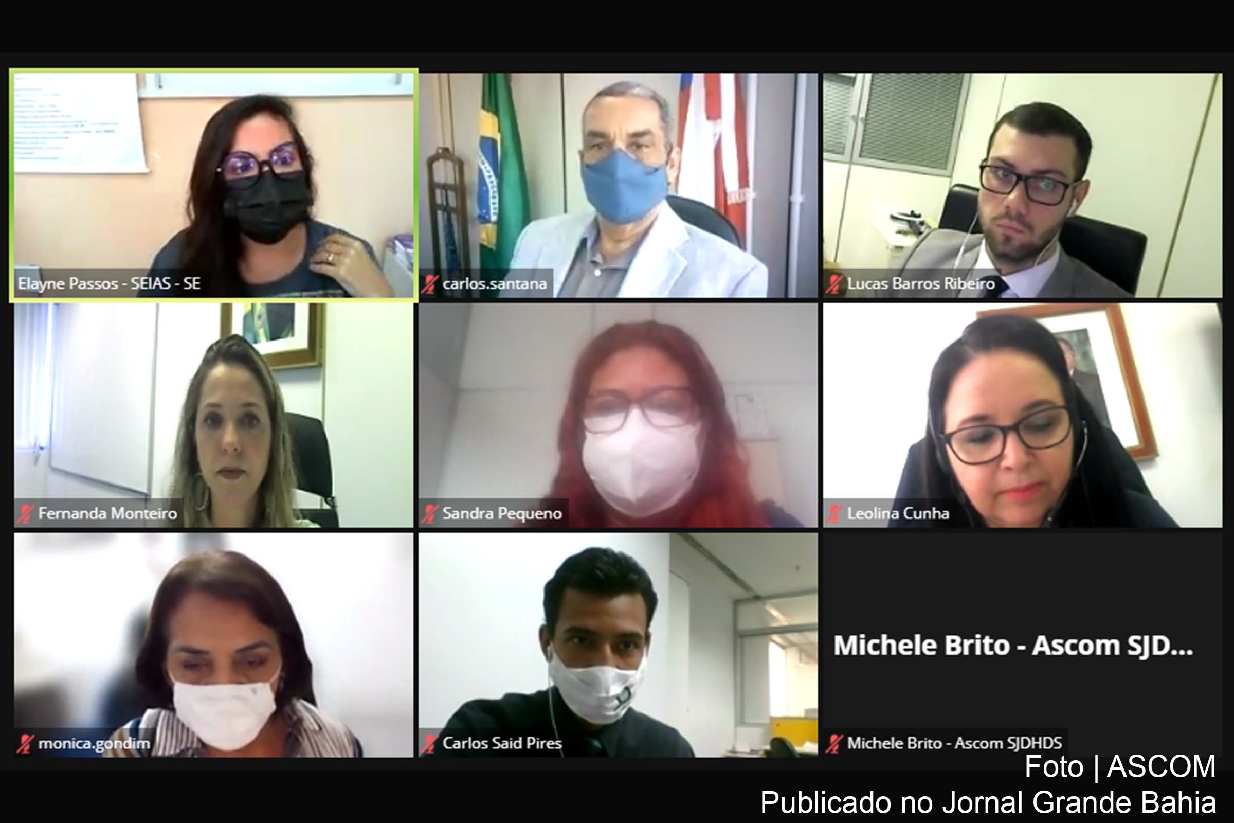 Ações de proteção e garantia dos direitos humanos de crianças e adolescentes foram pauta de uma reunião nacional por meio da plataforma Zoom.