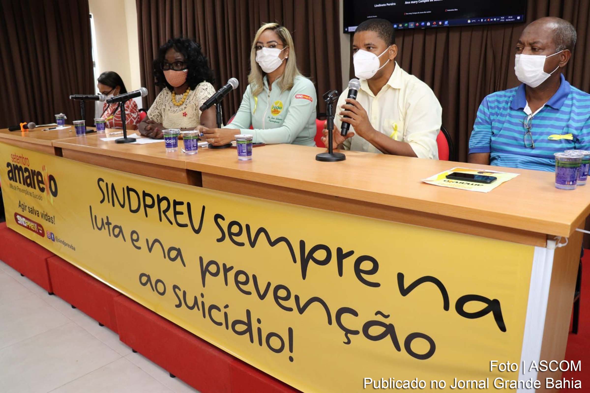 Sindprev realiza debate sobre ‘Dia Mundial de Prevenção ao Suicídio’.