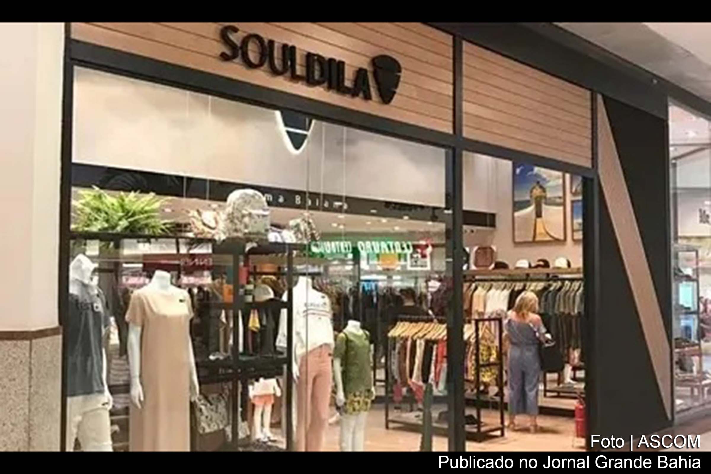 Fachada da loja da Soul Dila, em Feira de Santana.