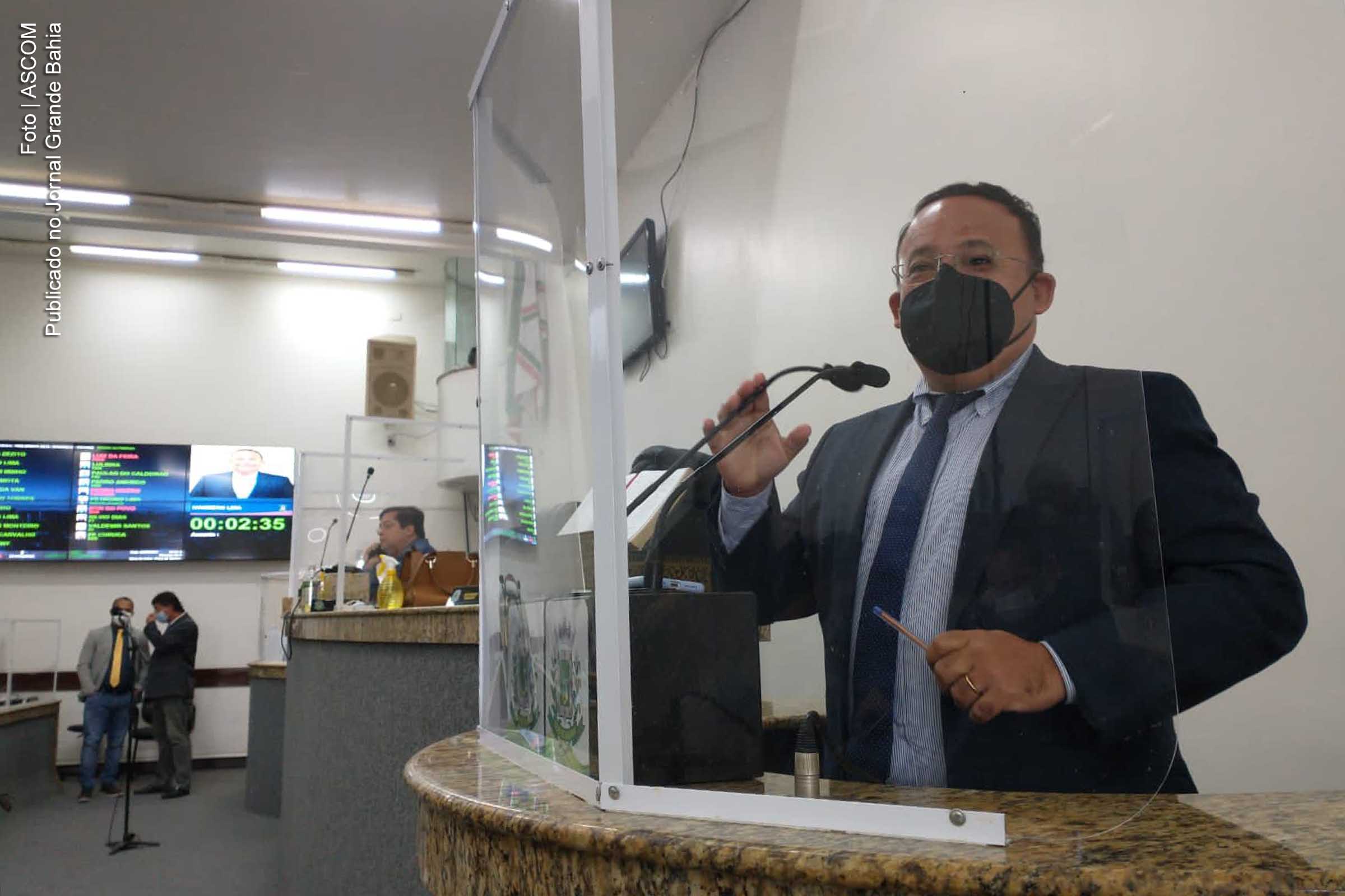 Vereador Ivamberg Lima (Professor Ivamberg, PT de Feira de Santana).