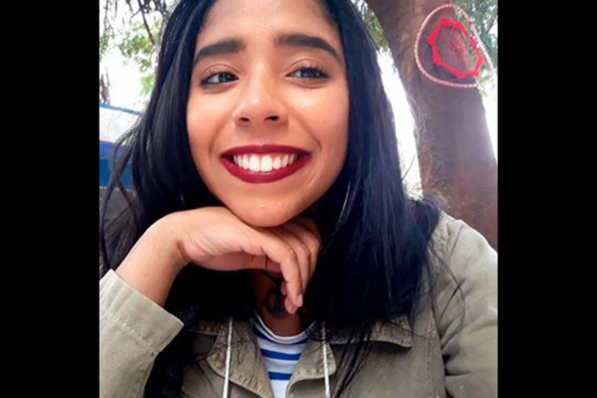 A Embaixadora da Juventude Internacional, a jornalista Aline Larangeira Alves.