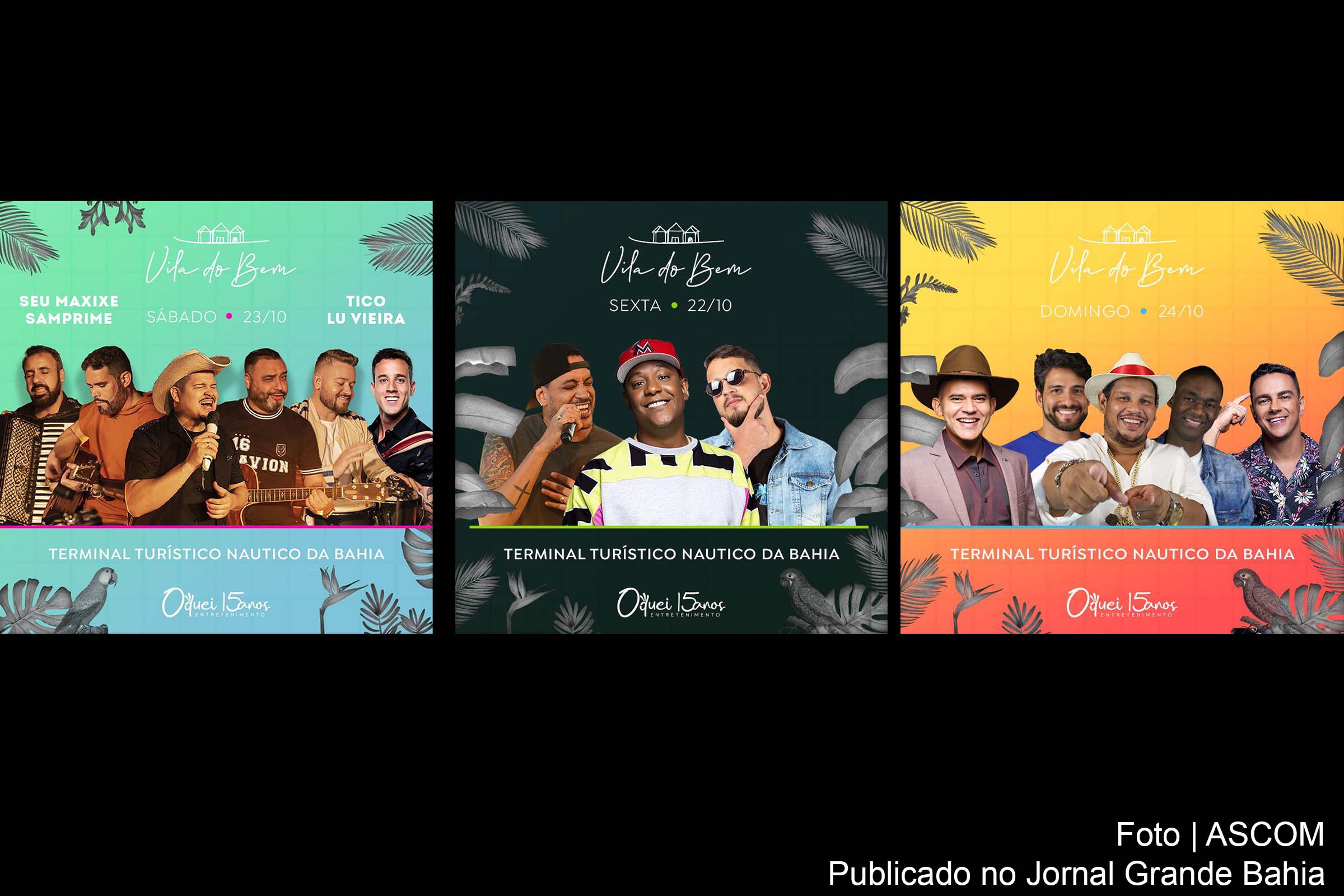 Com uma vasta programação musical, a Vila do Bem traz apresentações de bandas que estão fazendo sucesso no momento.