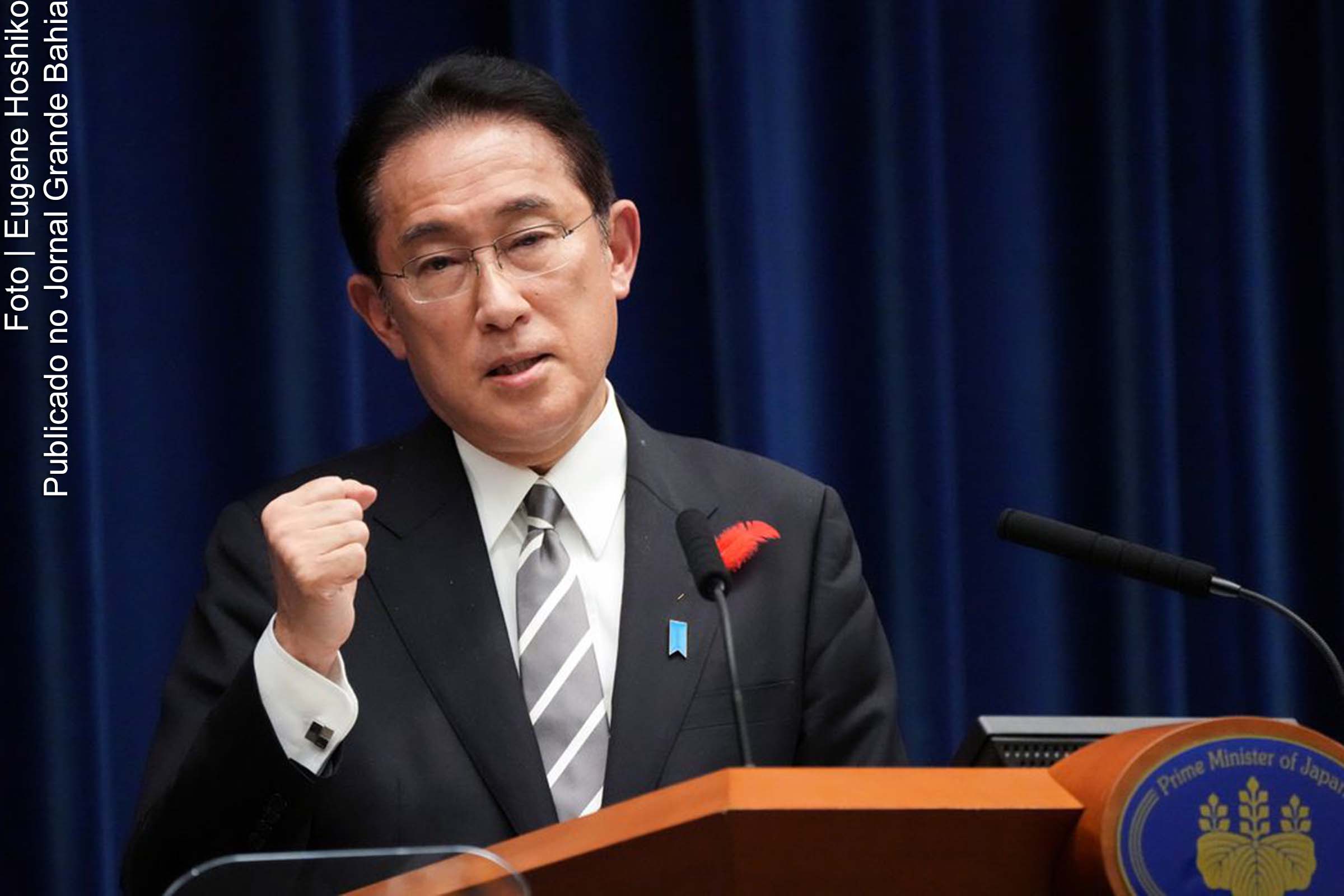 Primeiro-ministro, Fumio Kishida, assumiu o cargo há 11 dias.