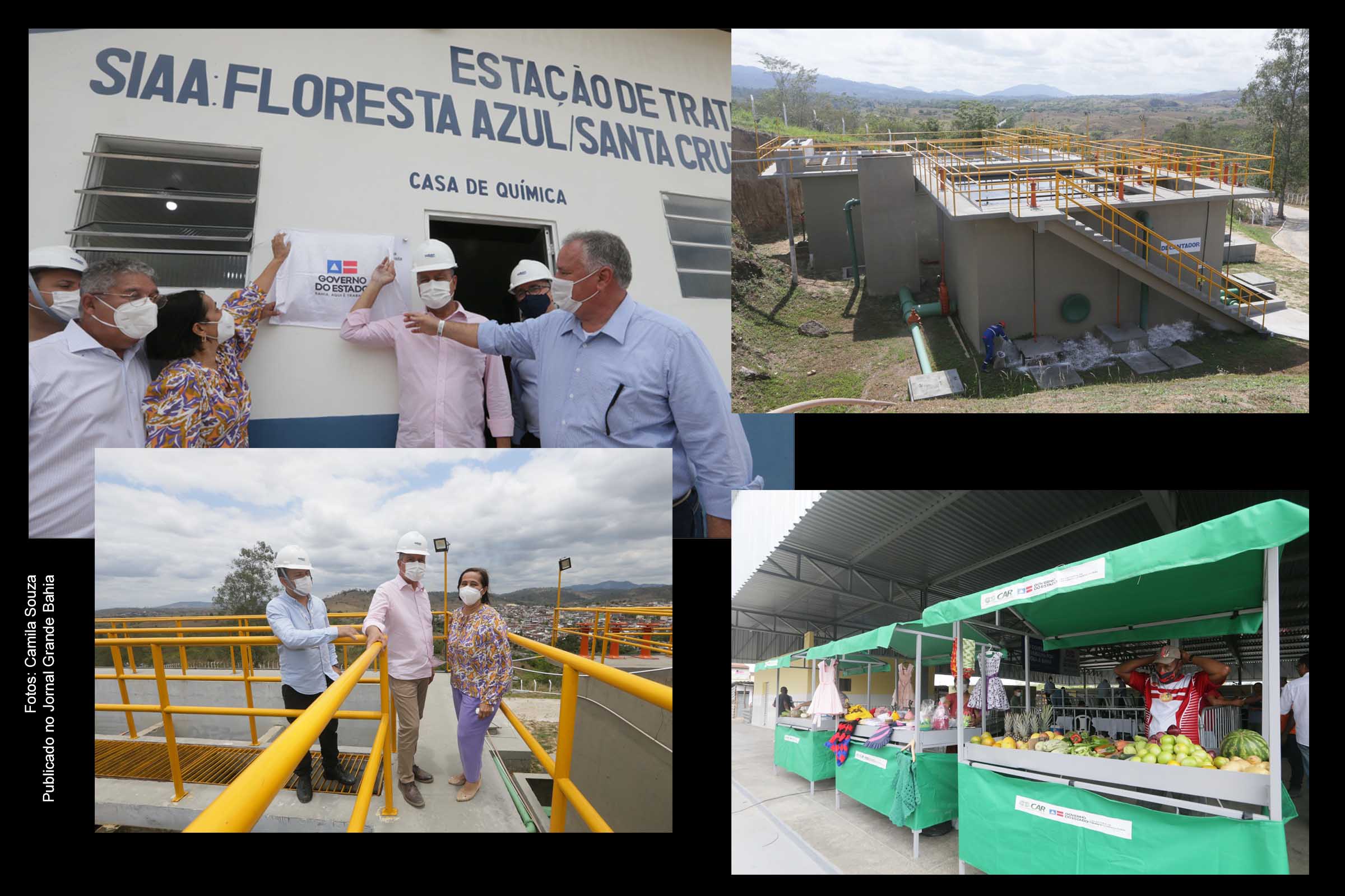 Governador Rui Costa entrega Sistema Integrado de Abastecimento de Água e a reforma do Mercado Municipal, em Floresta Azul.