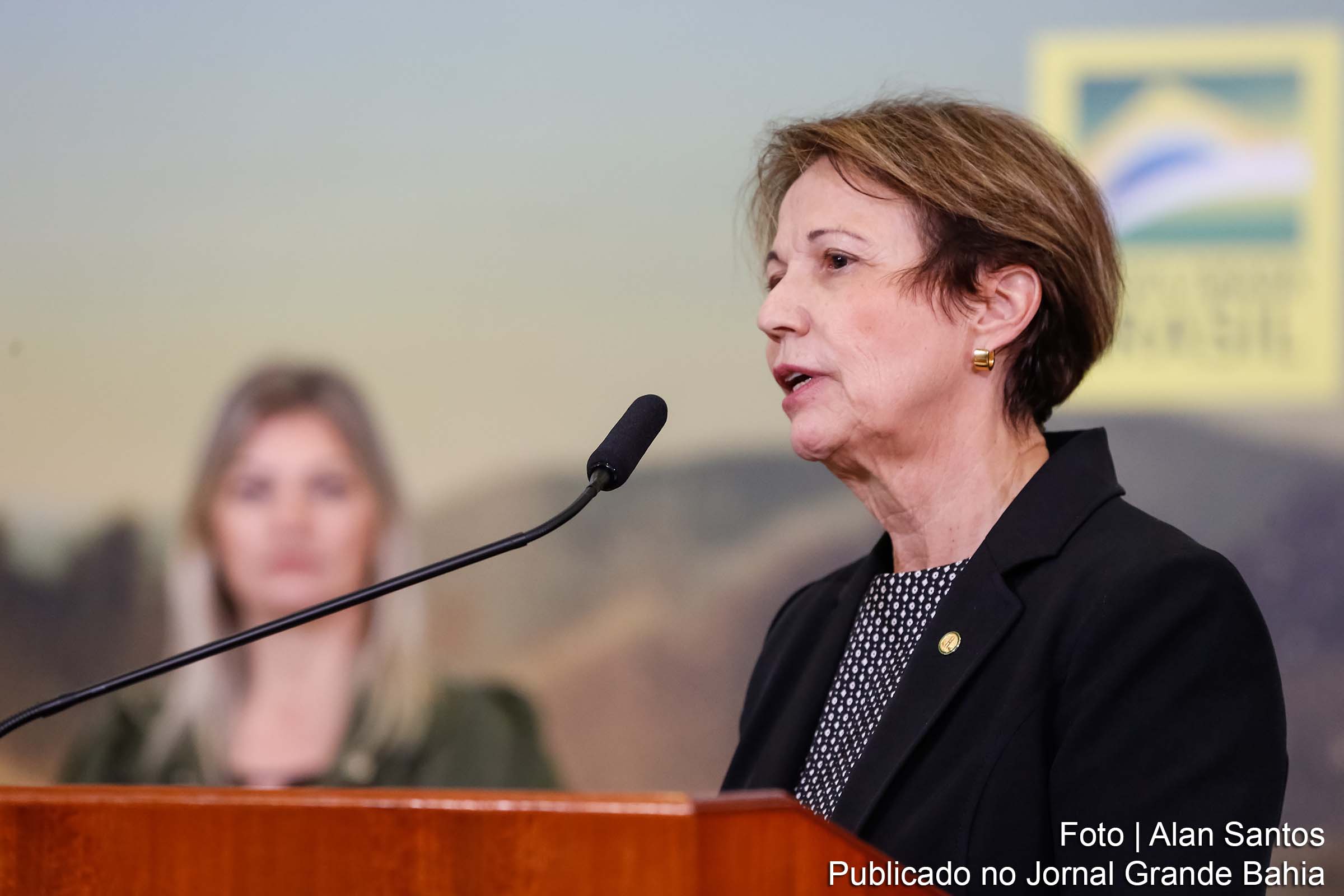 Tereza Cristina, ministra da Agricultura, Pecuária e Abastecimento do Governo Bolsonaro.