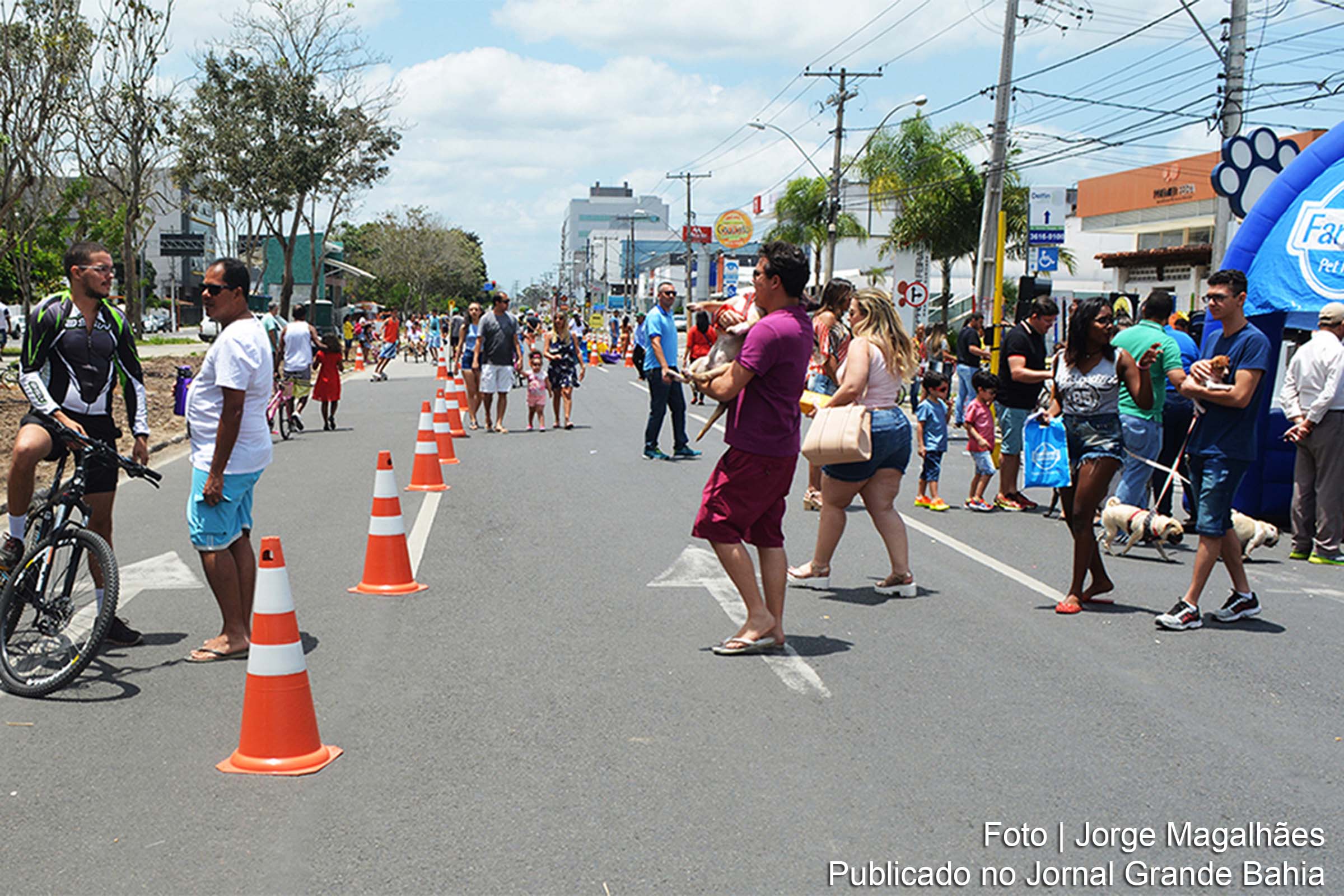‘Dia de Lazer’ é oportunidade para população de Feira de Santana praticar corridas, andar de patins, skate ou pedalar bicicleta.