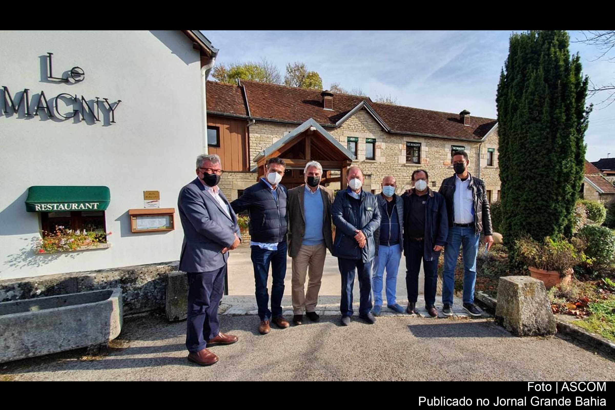 Comitiva do Governo do Estado prospecta investidores na região de Champagne, na França